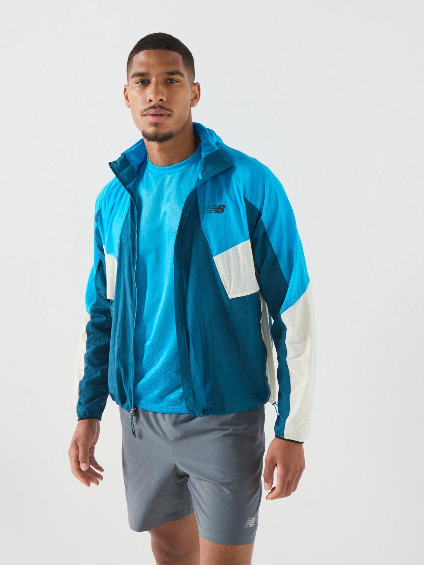 New Balance Mens Running Rc Jacket - Blue