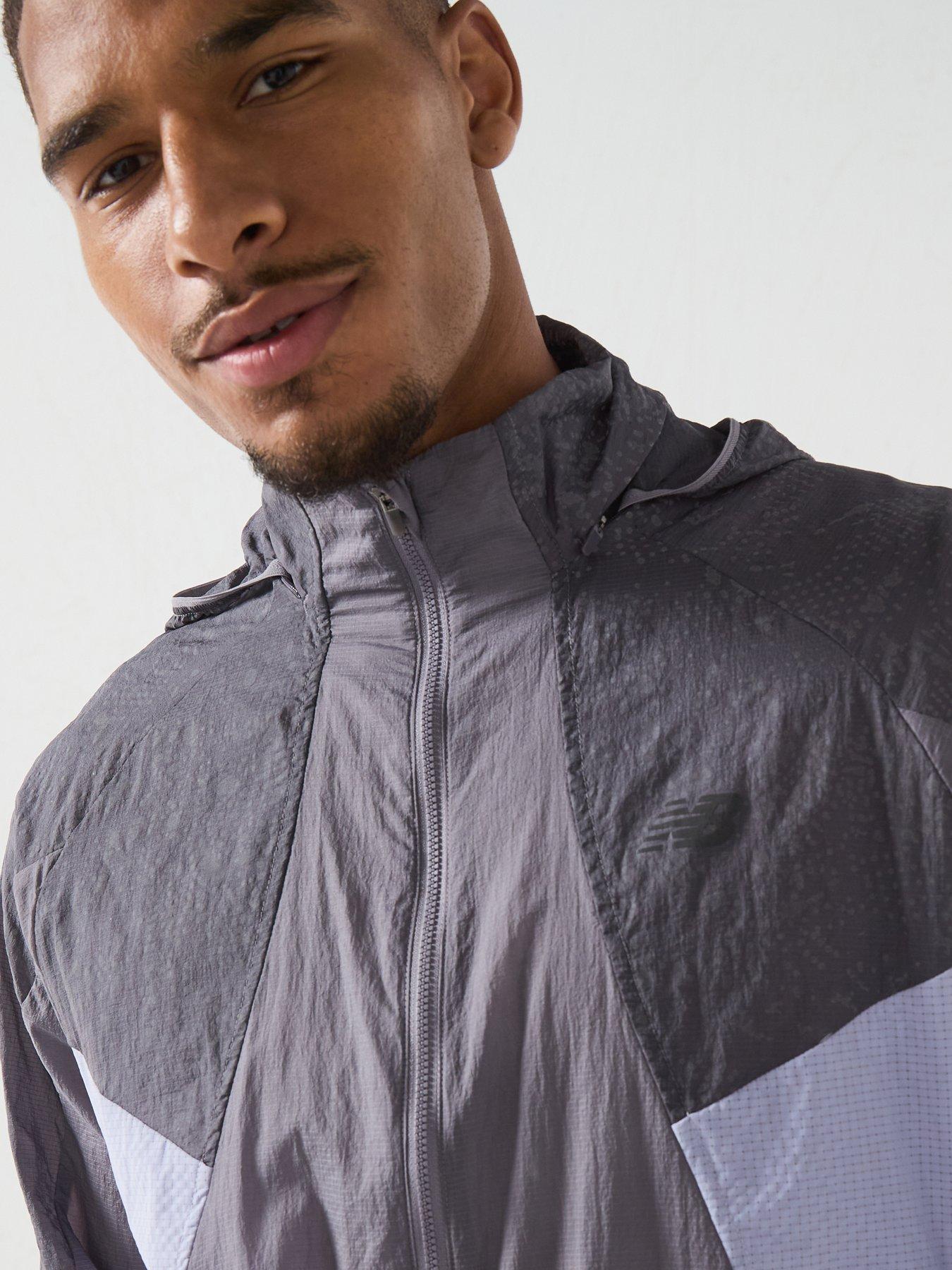 Image 4 of 6 of New Balance Mens Running Reflective Rc Jacket - Grey