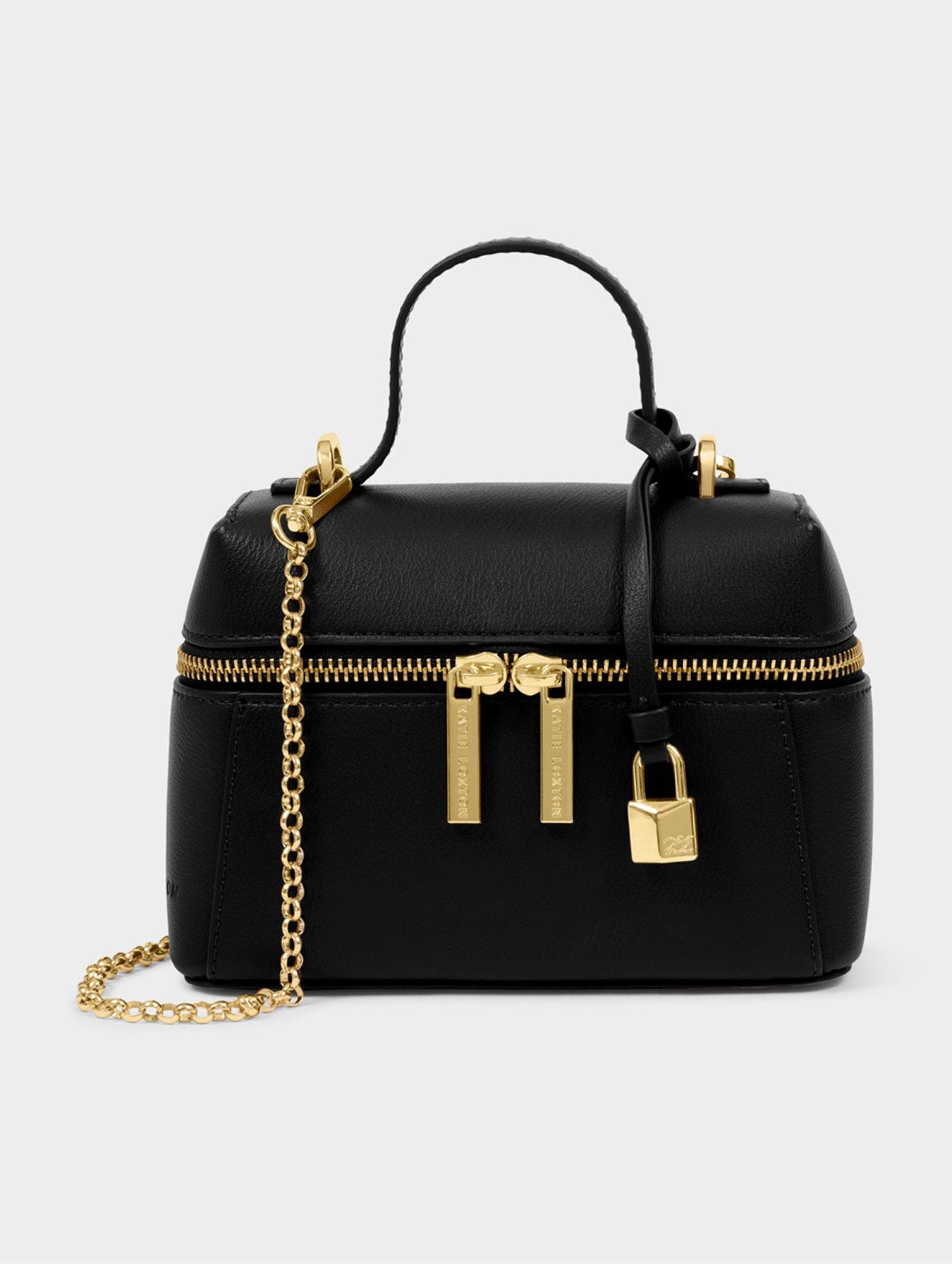 Katie Loxton Mia Mini Vanity Crossbody Bag - Black | Very