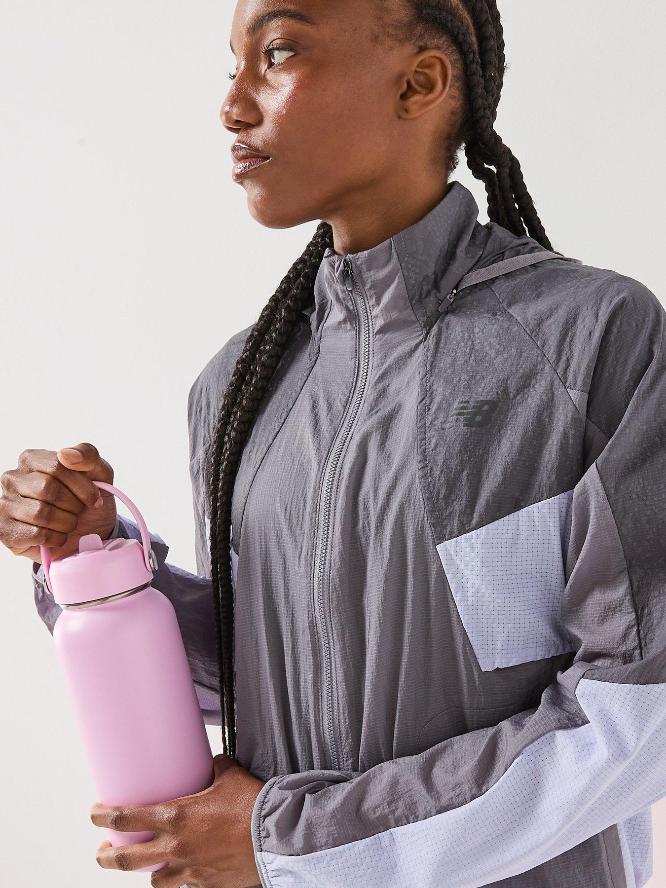 Image 4 of 6 of New Balance Womens Running Reflective Rc Jacket - Grey