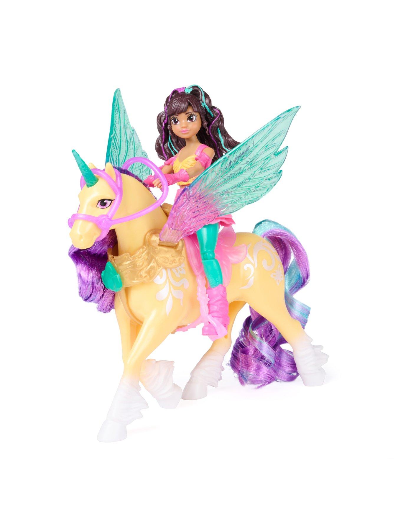 Image 3 of 7 of Unicorn Academy Winged Ava And Leaf Doll Set