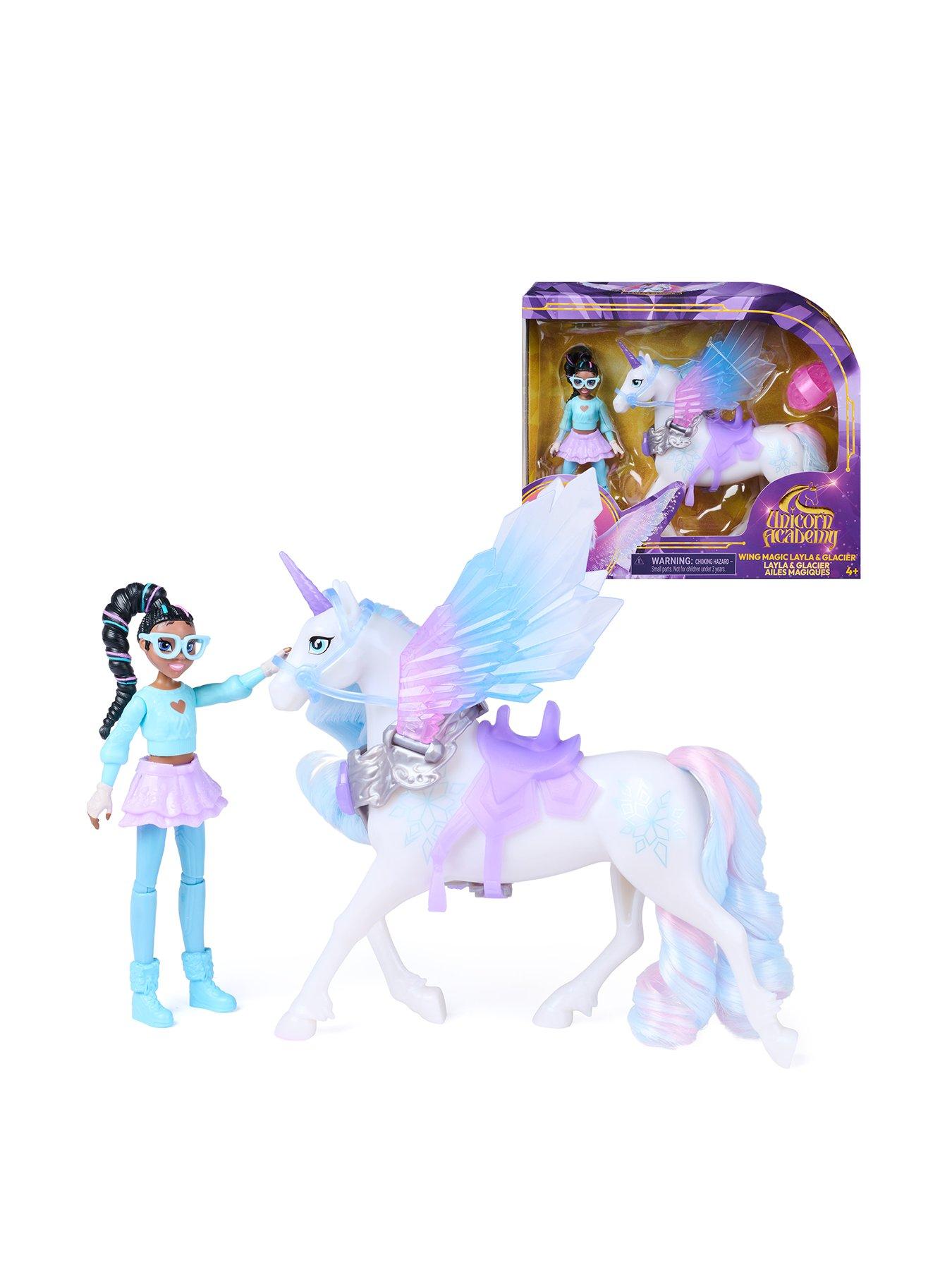 Image 1 of 7 of Unicorn Academy Wing Magic - Layla and Glacier