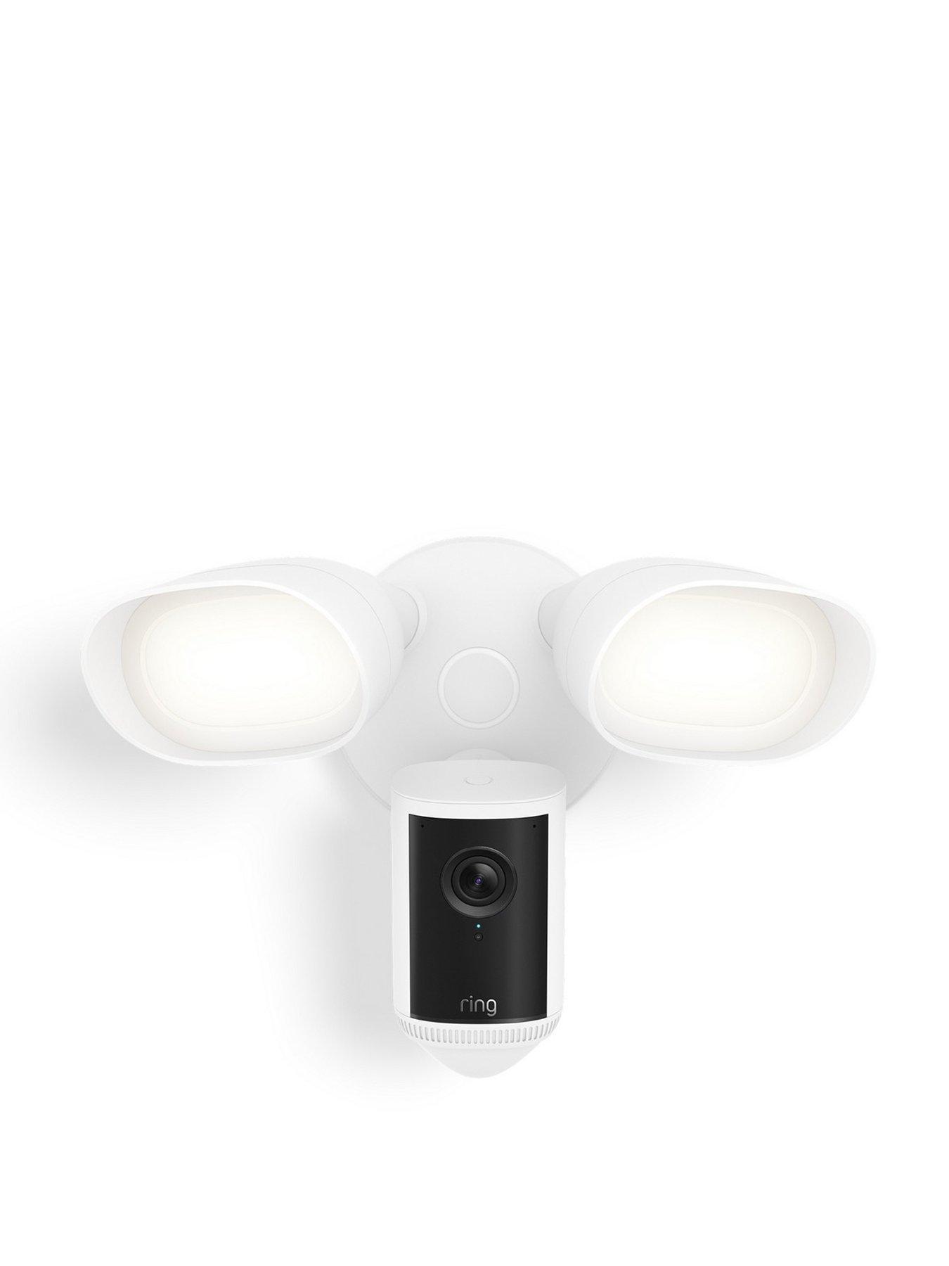 RING Floodlight Cam Pro Wired - White