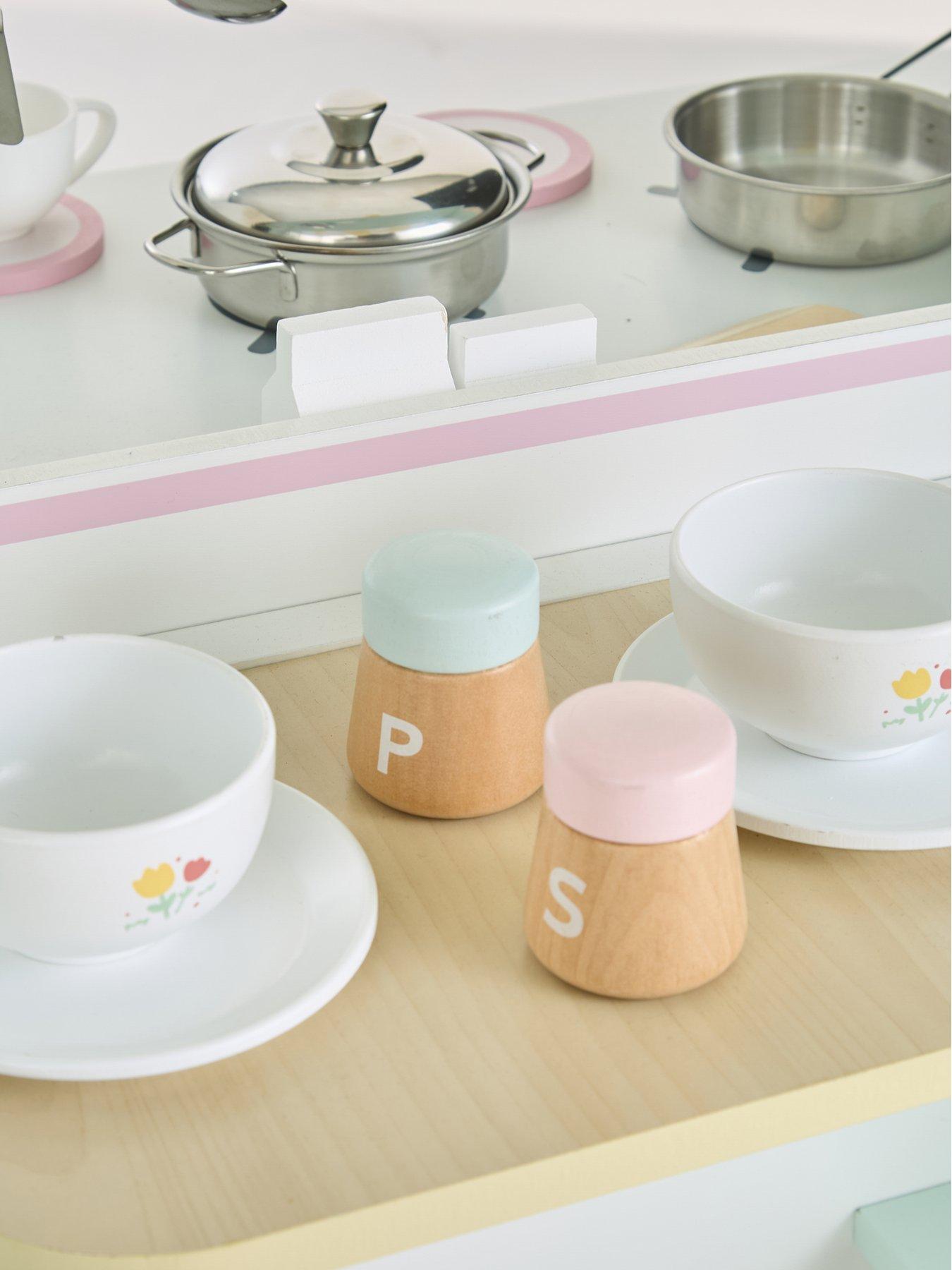 Image 6 of 7 of 2-in-1 Kitchen And Caf&eacute; Role Play Set Play Kitchen