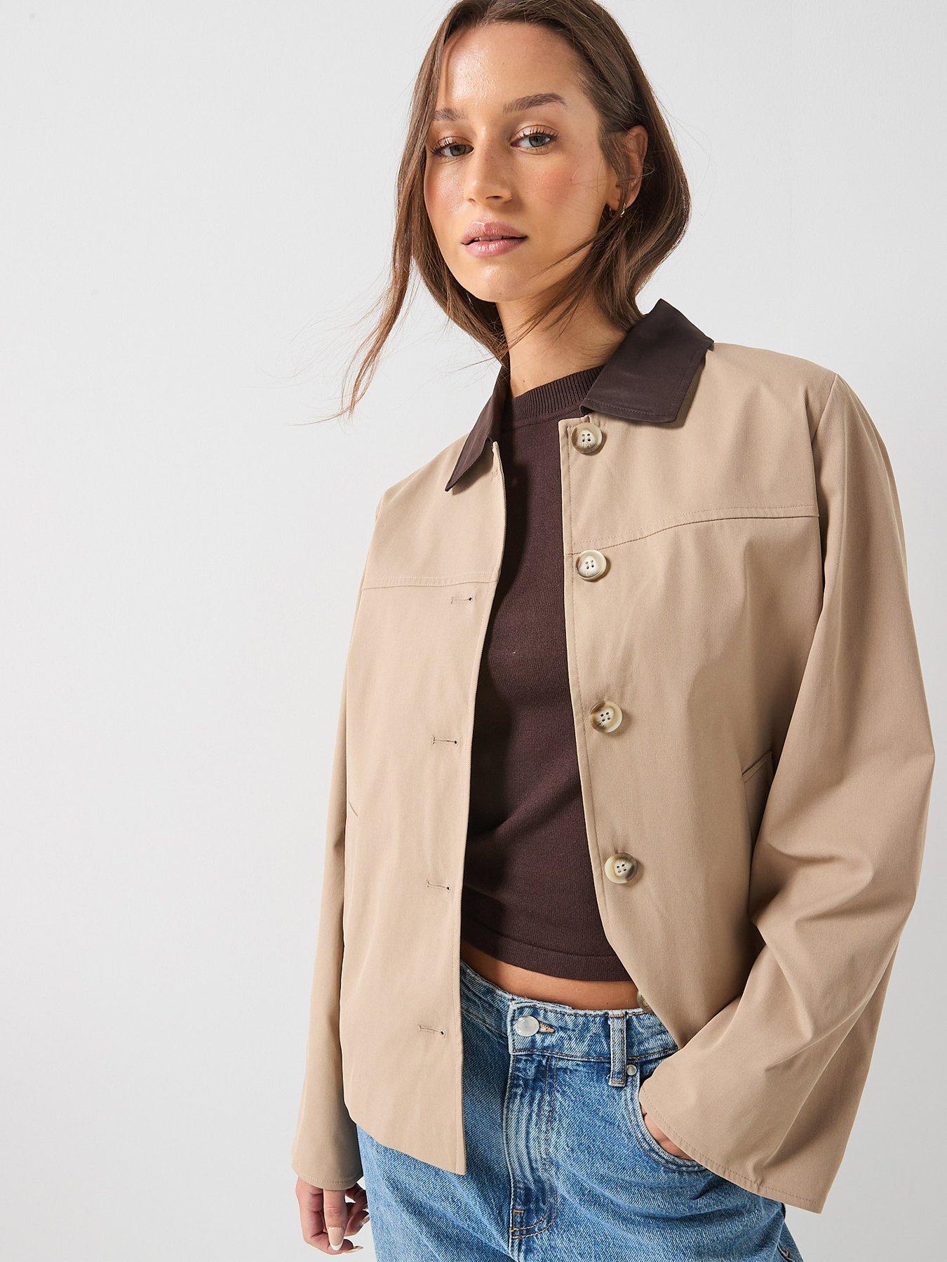 Image 1 of 6 of Vero Moda Chelsea Poppy Short Jacket- Noos