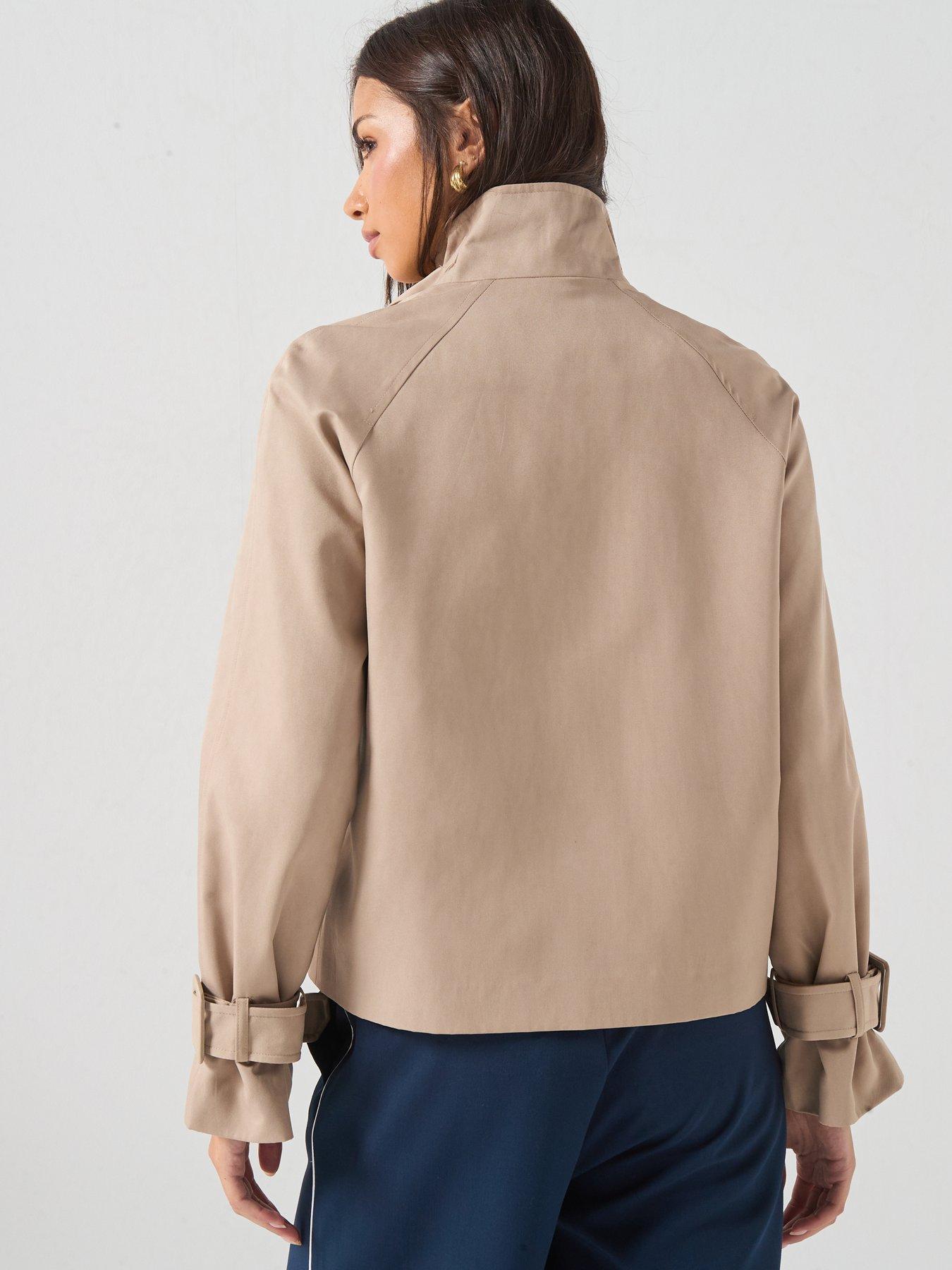 Image 2 of 6 of Vero Moda Vmsoffysara Short Trench Jacket - Beige