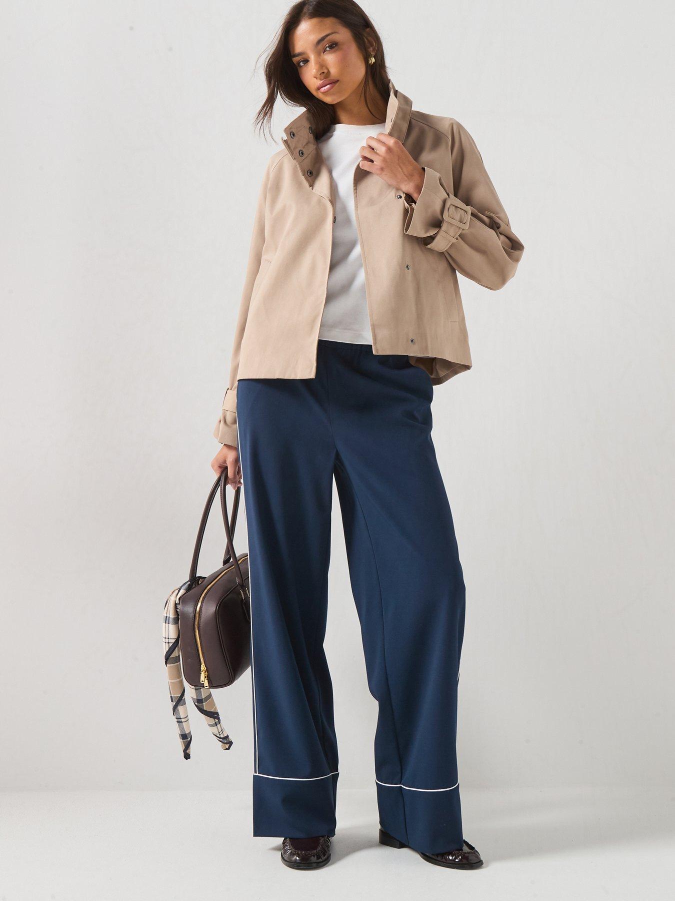 Image 3 of 6 of Vero Moda Vmsoffysara Short Trench Jacket - Beige
