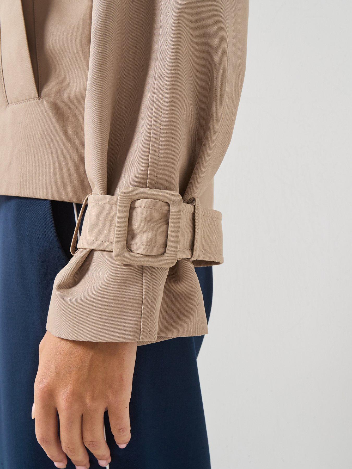 Image 4 of 6 of Vero Moda Vmsoffysara Short Trench Jacket - Beige