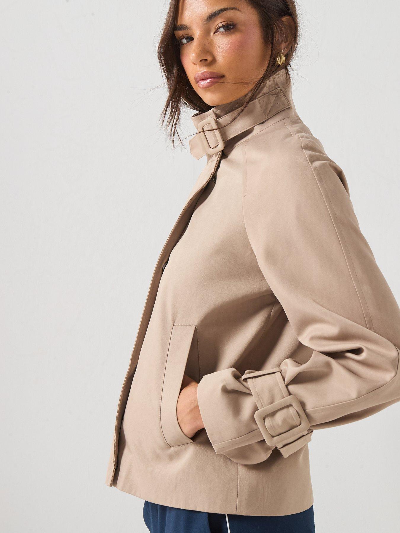 Image 6 of 6 of Vero Moda Vmsoffysara Short Trench Jacket - Beige