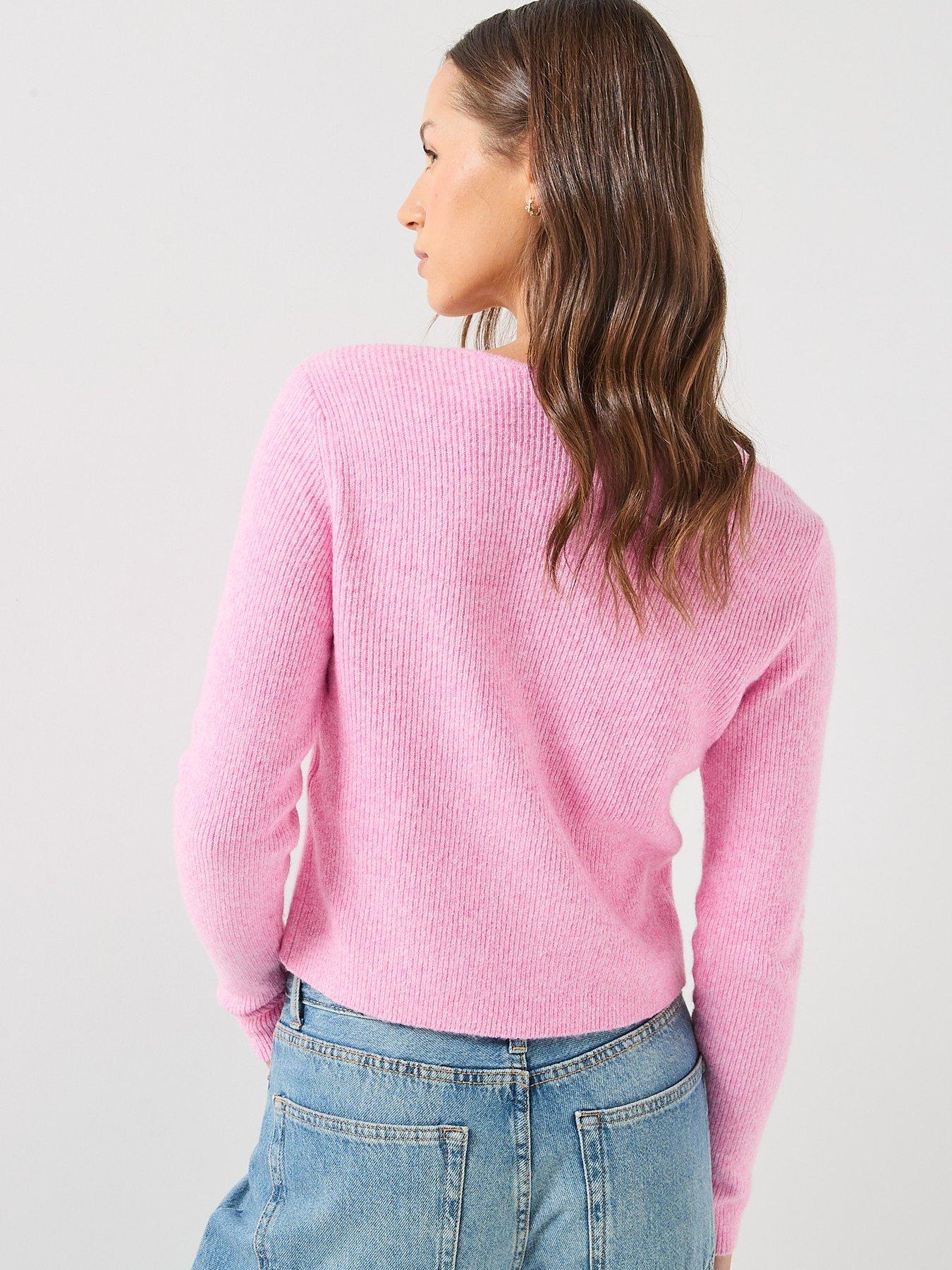 Image 2 of 6 of Only Rica Rib Floral Cardigan