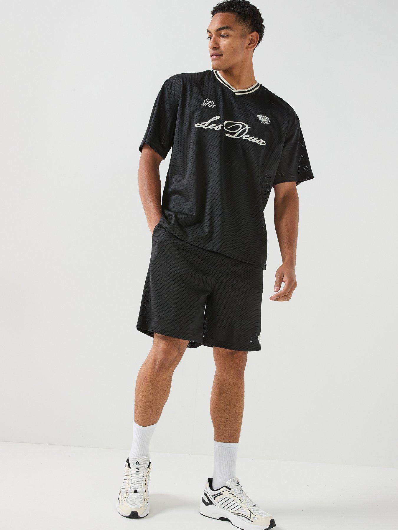 Image 3 of 6 of Les Deux Mesh T-Shirt - Black