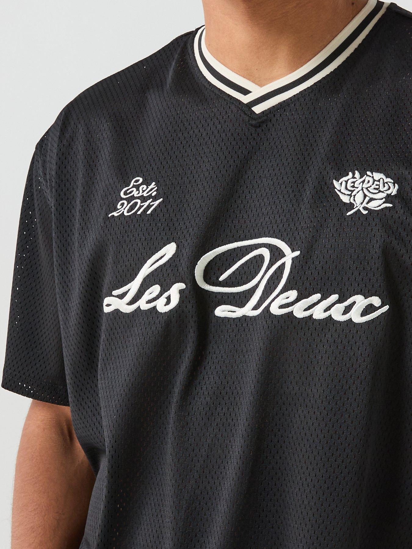 Image 5 of 6 of Les Deux Mesh T-Shirt - Black