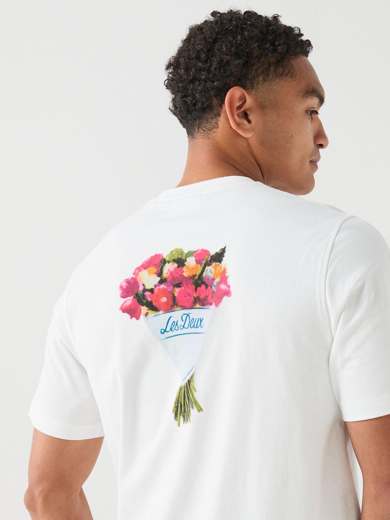 Image 5 of 6 of Les Deux Bouquet T-Shirt - White
