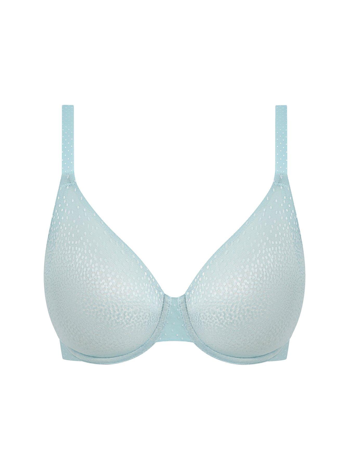 Image 6 of 6 of Wacoal Back Appeal Underwire Bra-Soft Sky - Blue