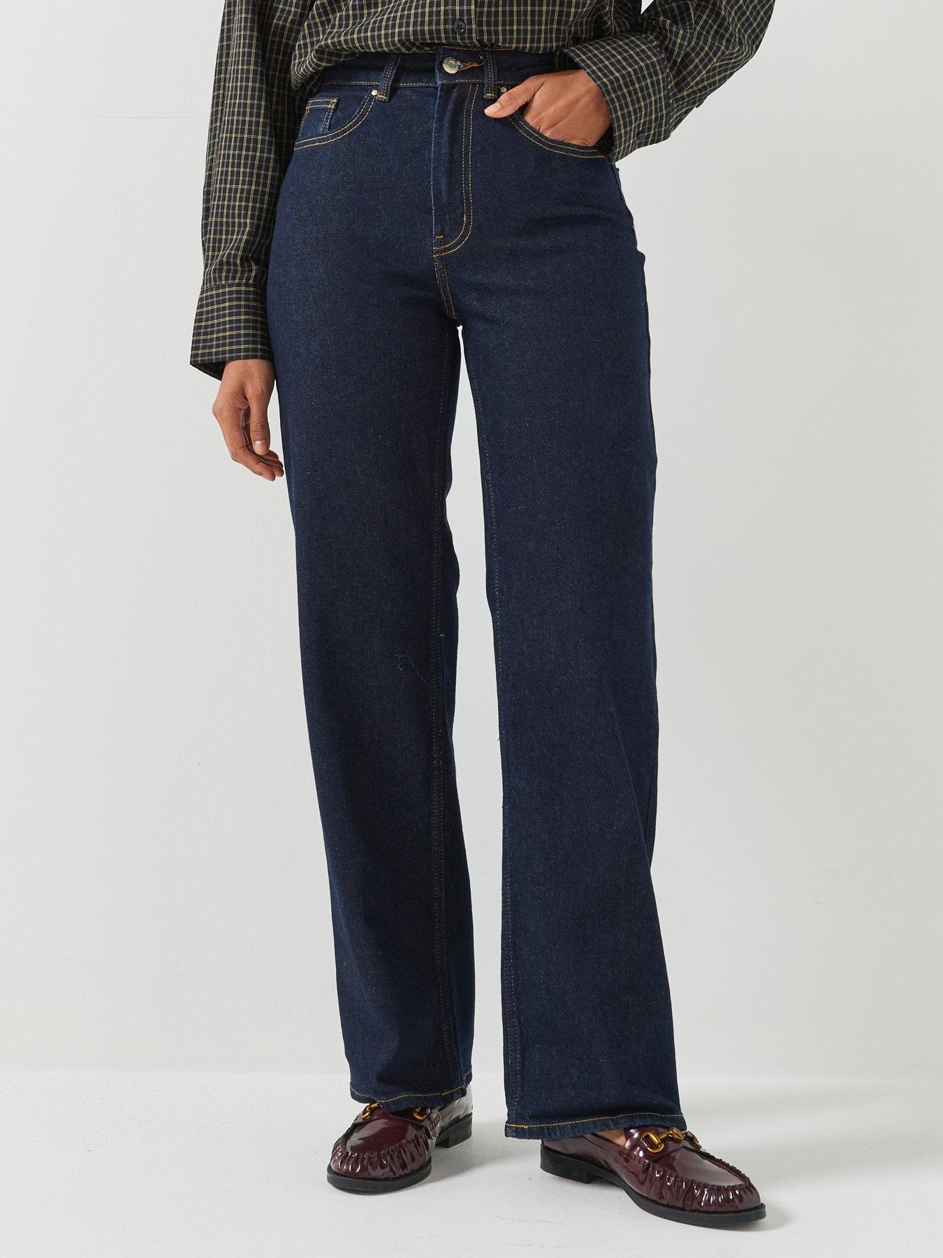 Image 1 of 6 of Only Juicy Wide Leg Rinse Wash Jeans