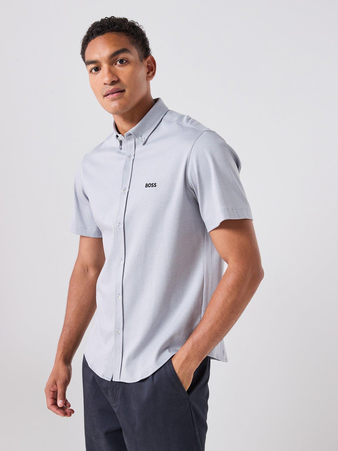 Image 1 of 6 of BOSS St_Motion S Relaxed Fit Shirts - Grey