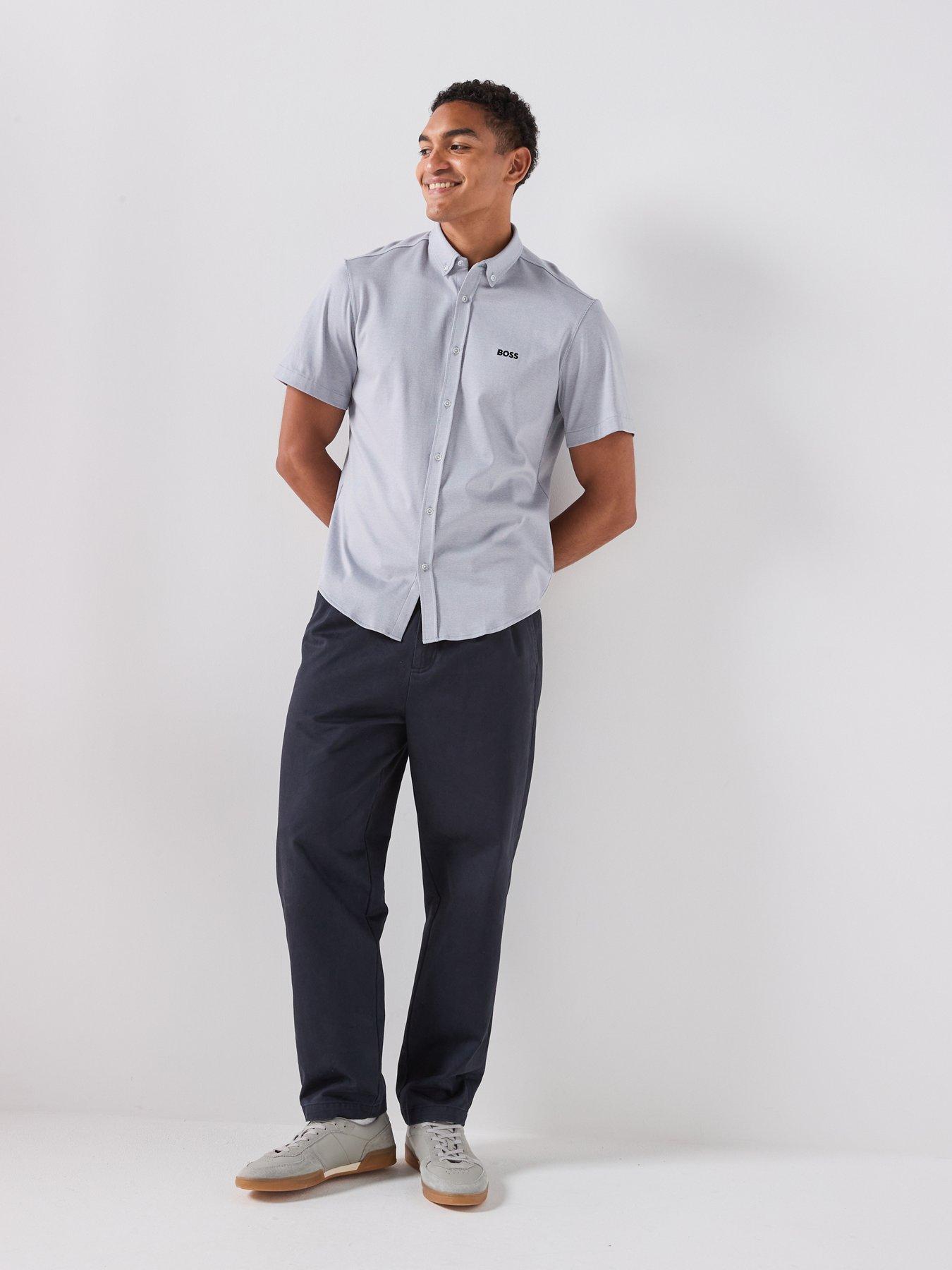 Image 3 of 6 of BOSS St_Motion S Relaxed Fit Shirts - Grey