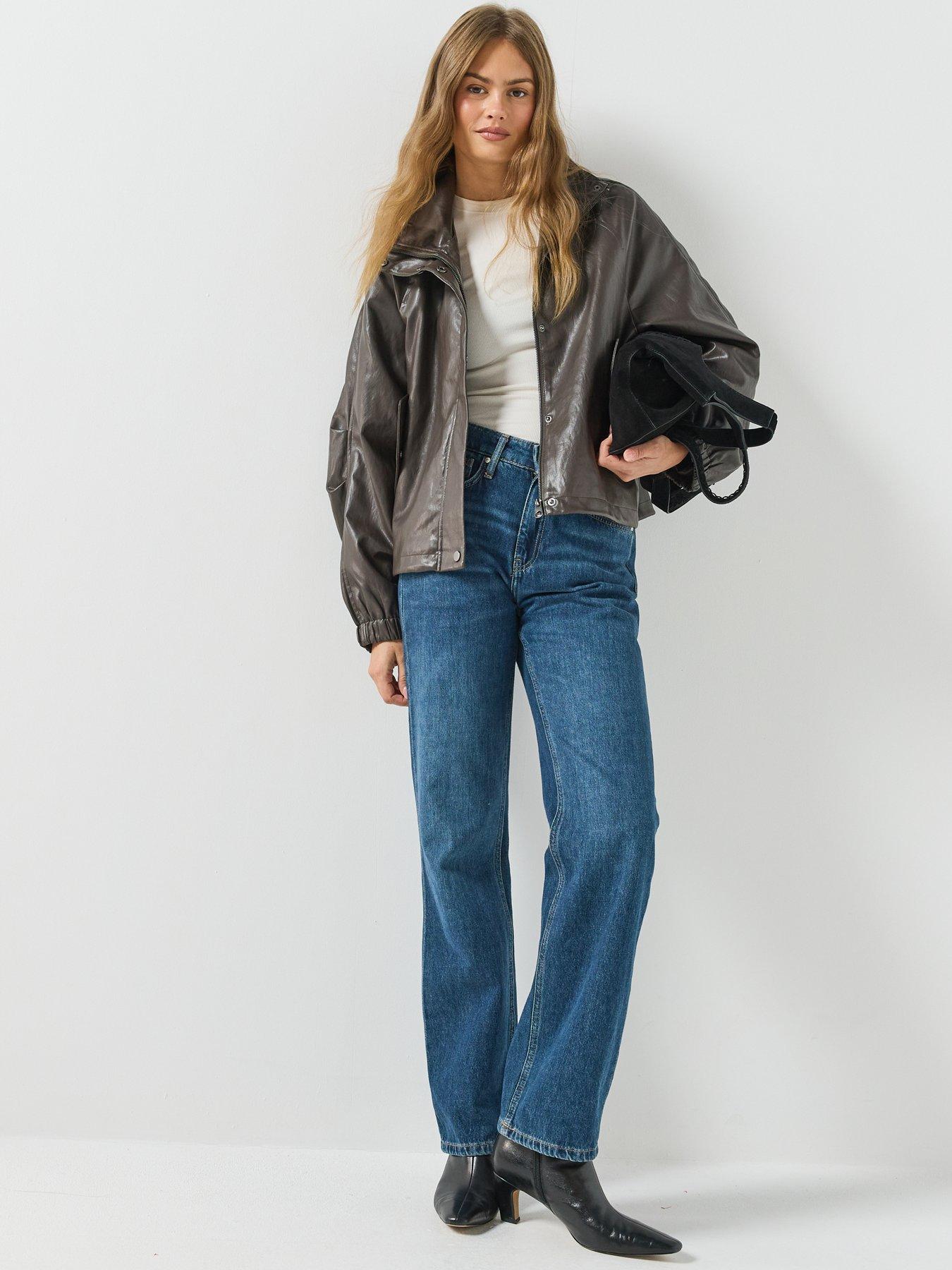 Image 3 of 6 of Only Mini Faux Leather Jacket