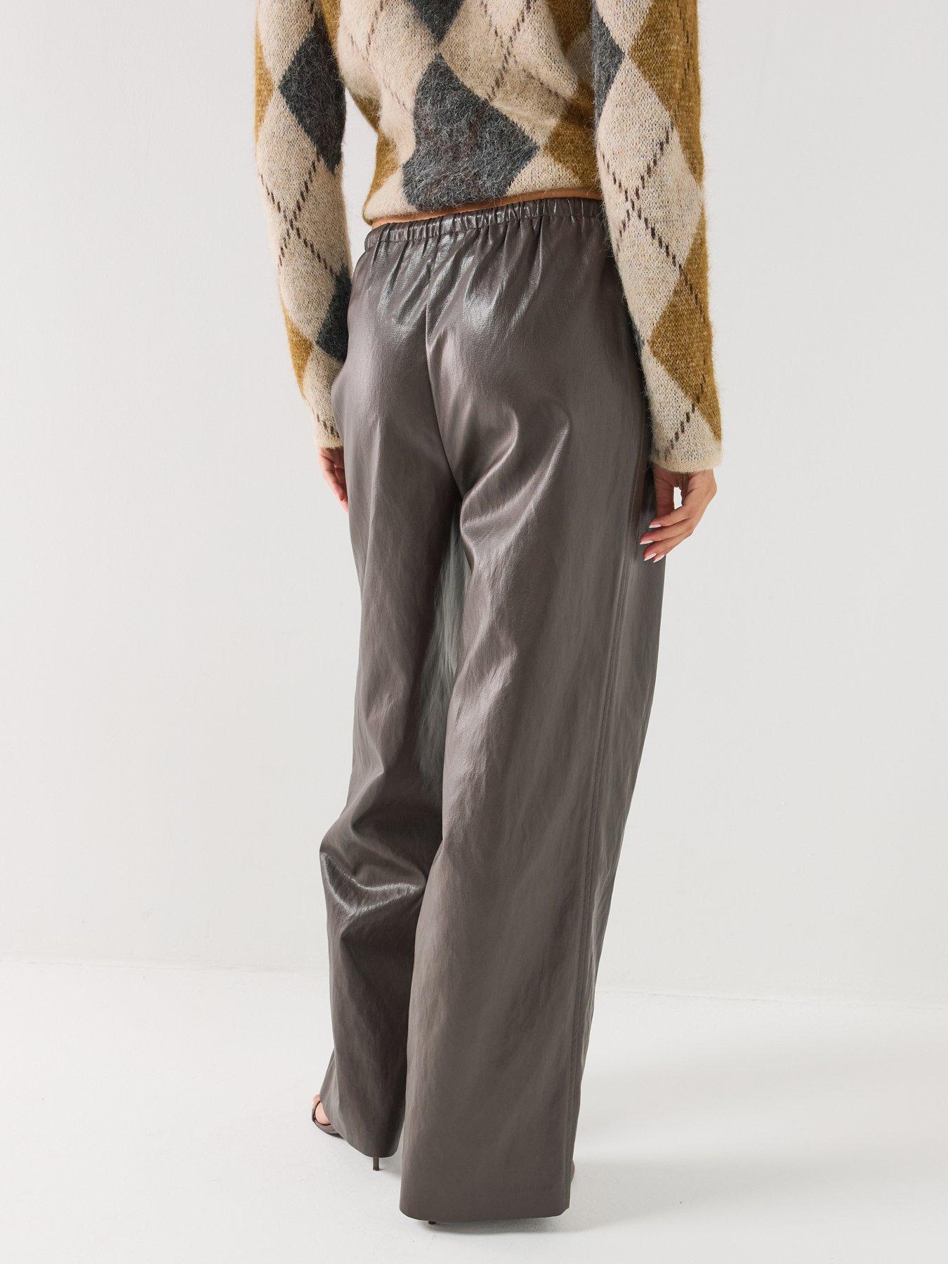 Image 2 of 6 of Only Mini Faux Leather Trousers
