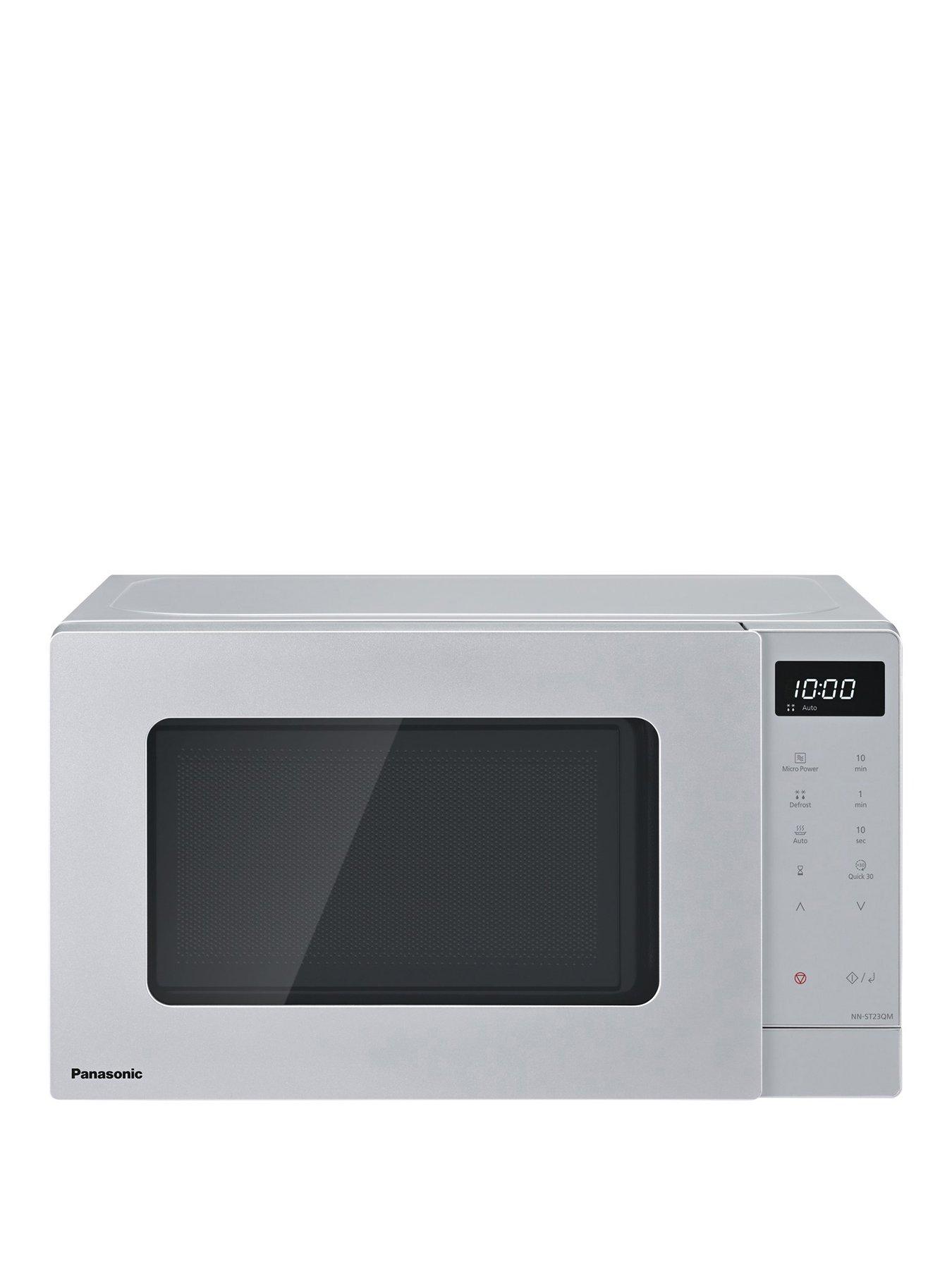 Image 1 of 6 of Panasonic Compact Solo Microwave 20L - Silver