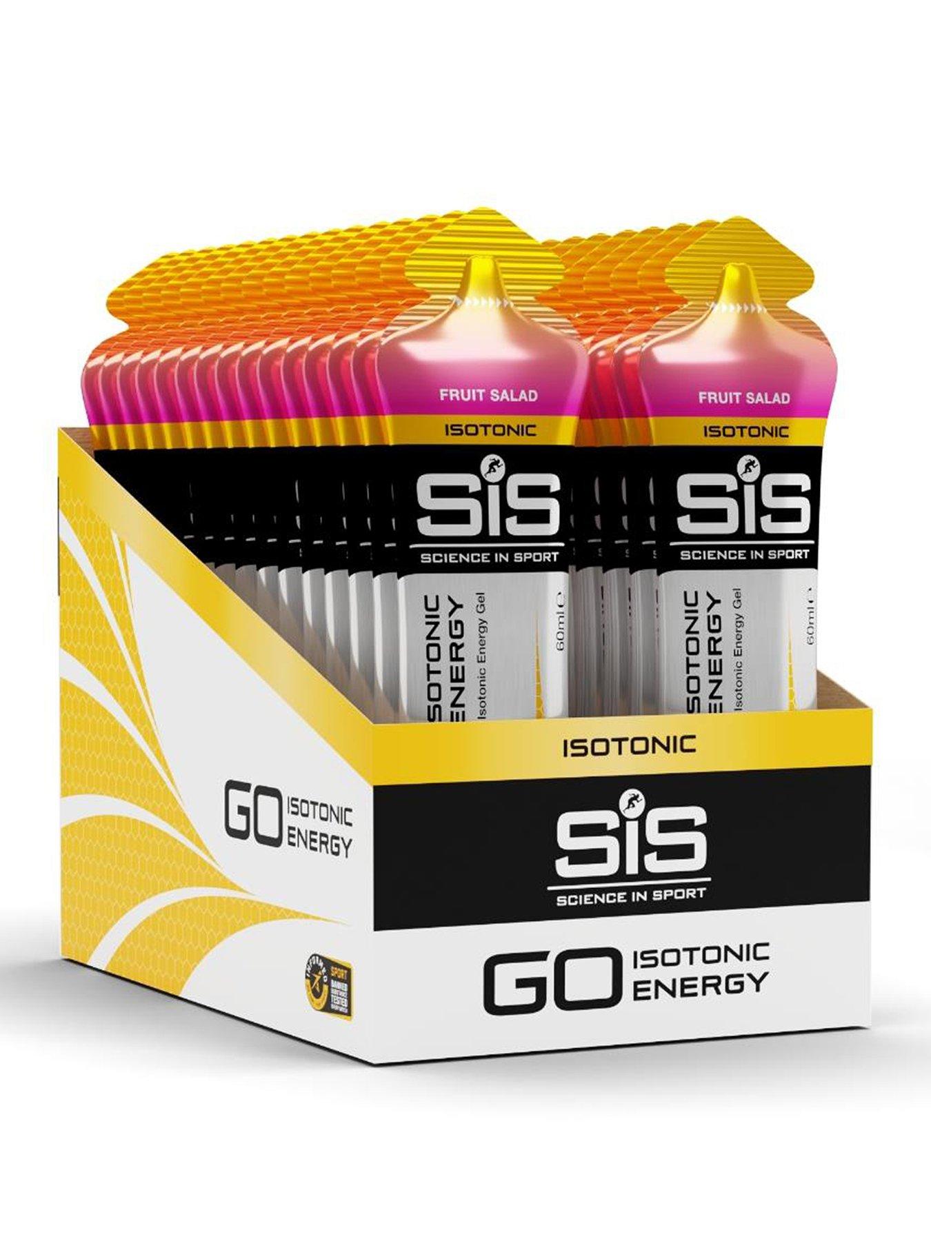 Science in Sport SiS SIS GEL GO ISOTONIC ENERGY FRUIT SALAD 60ML INT10 1X30