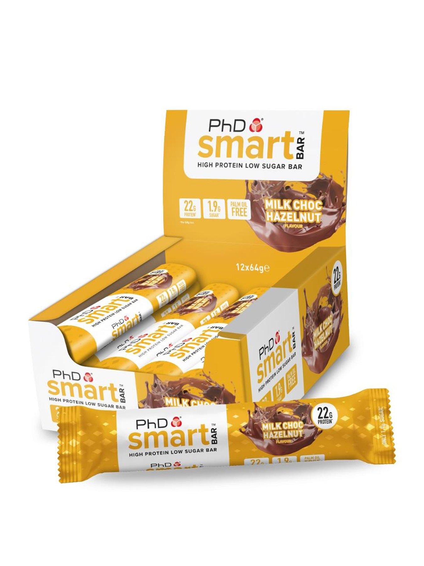Science in Sport SiS PhD - Smart Bar - Milk Choc Hazelnut - 12 x 64g
