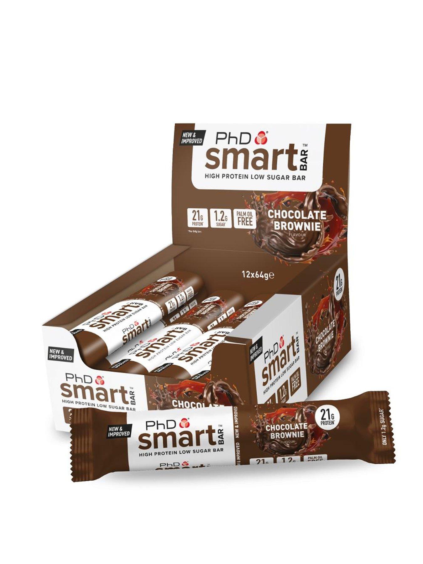 Science in Sport SiS PhD - Smart Bar - Choc Brownie - 12 x 64g