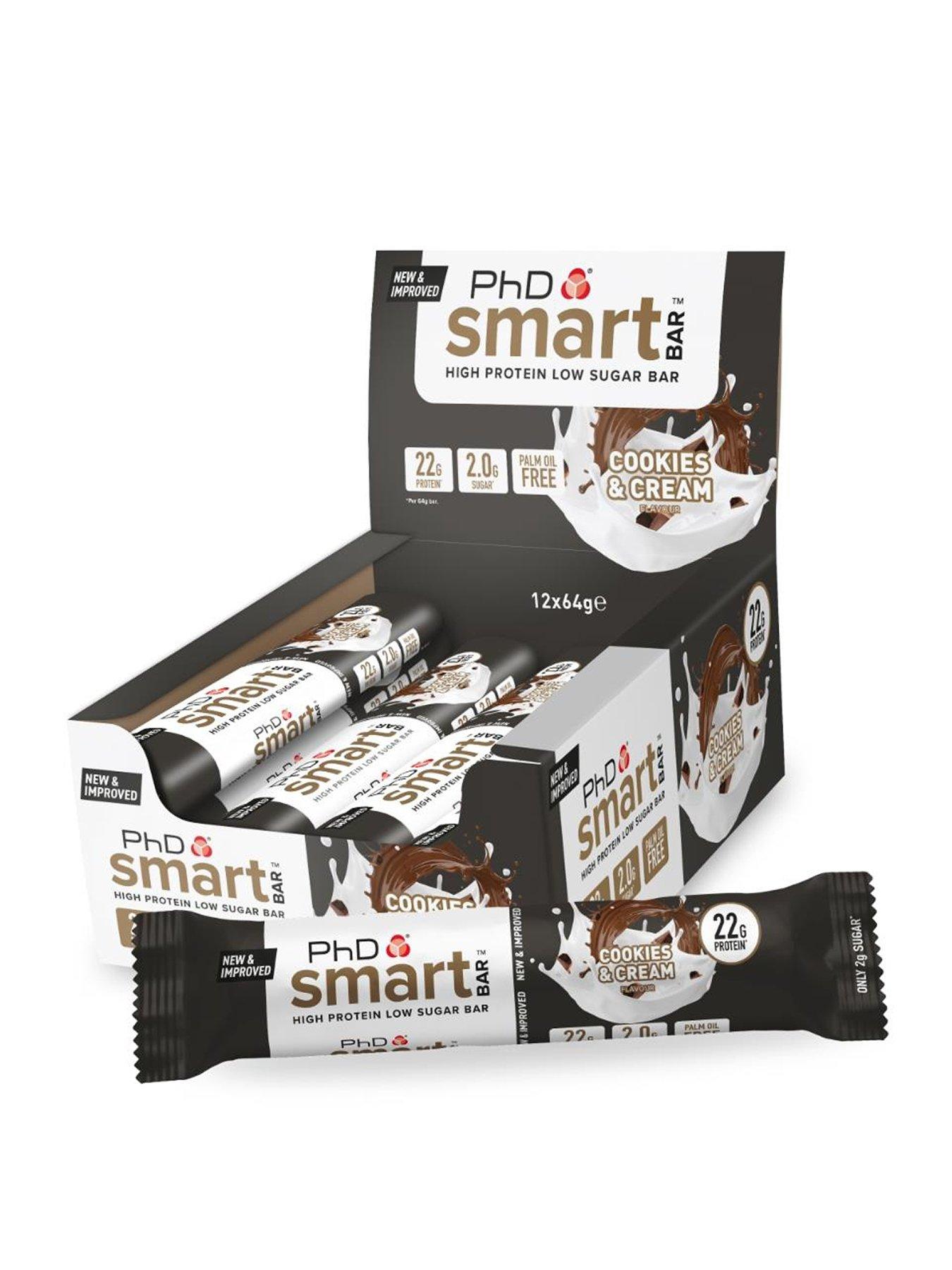 Science In Sport Phd - Smart Bar - Cookies And Cream - 12 X 64G
