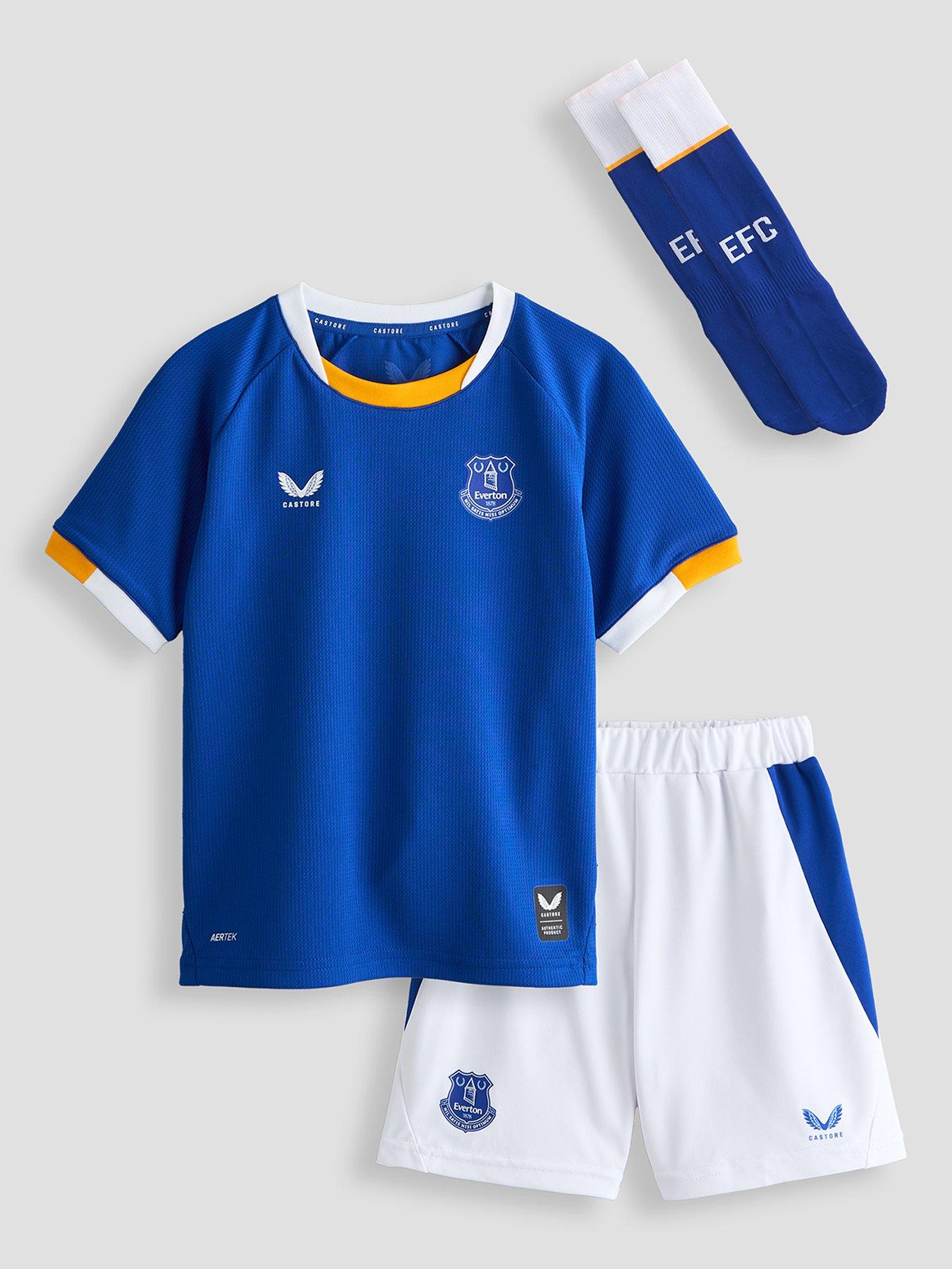 Castore Everton Infant 26/27 Home Kit - White/Blue