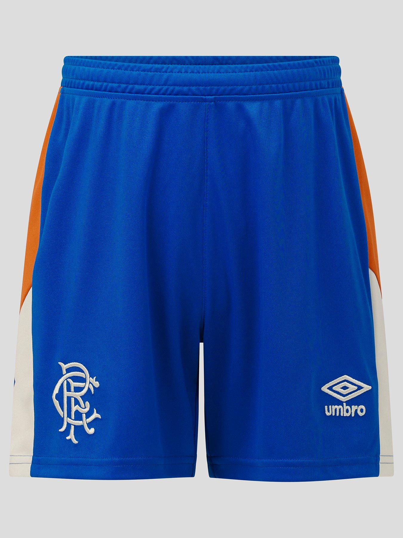 Umbro Rangers Junior 26/27 Away Stadium Shorts, Blue, Size 6-7 Years