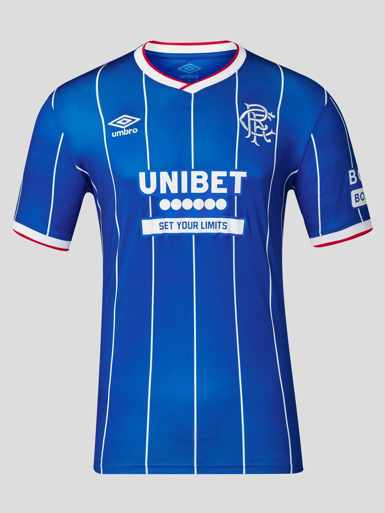 Umbro Rangers Mens 26/27 Home Stadium Replica Shirt, Blue, Size Xl, Men