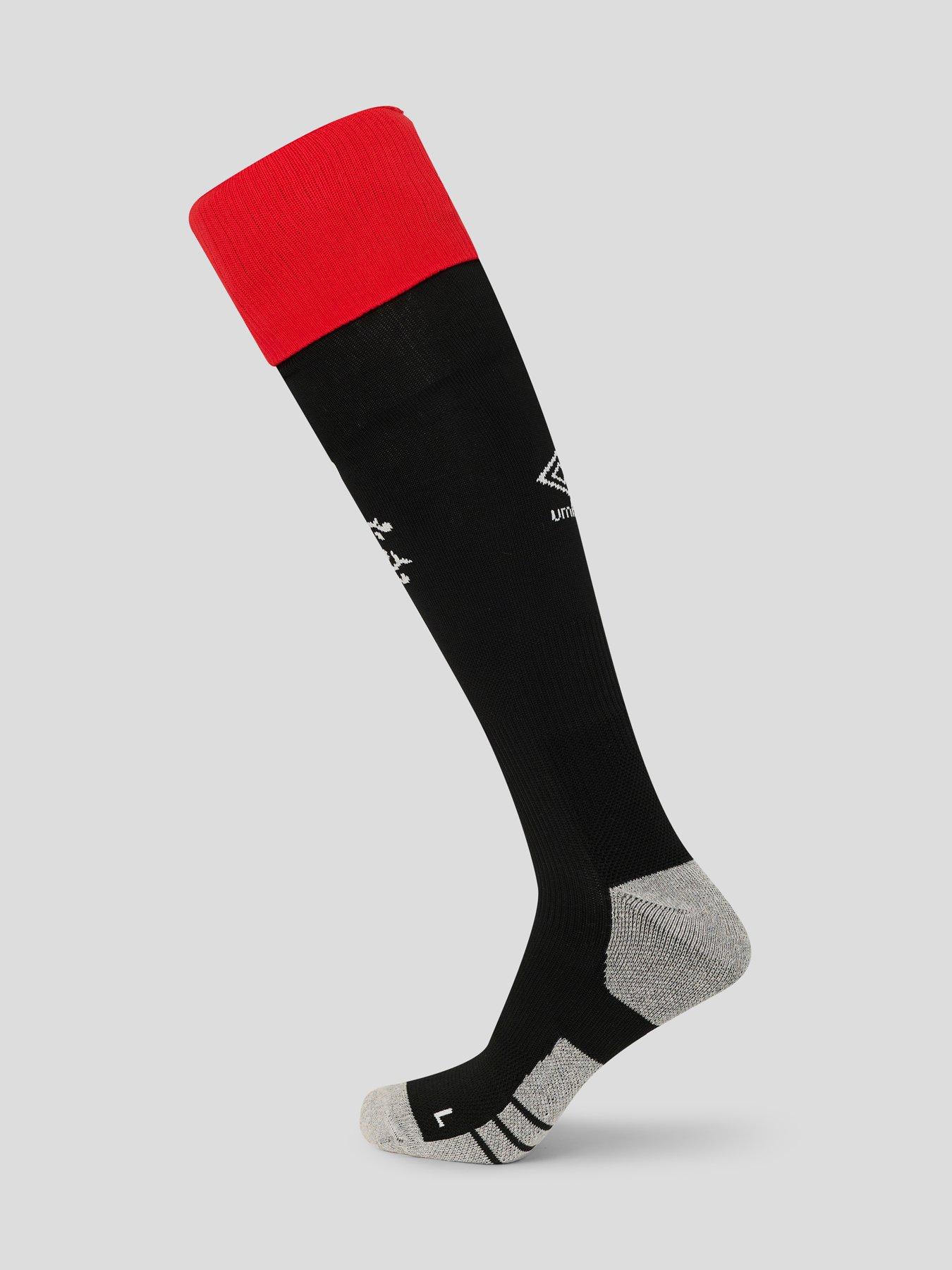 Umbro Rangers 26/27 Home Stadium Socks, Black, Size 3.5-6, Men