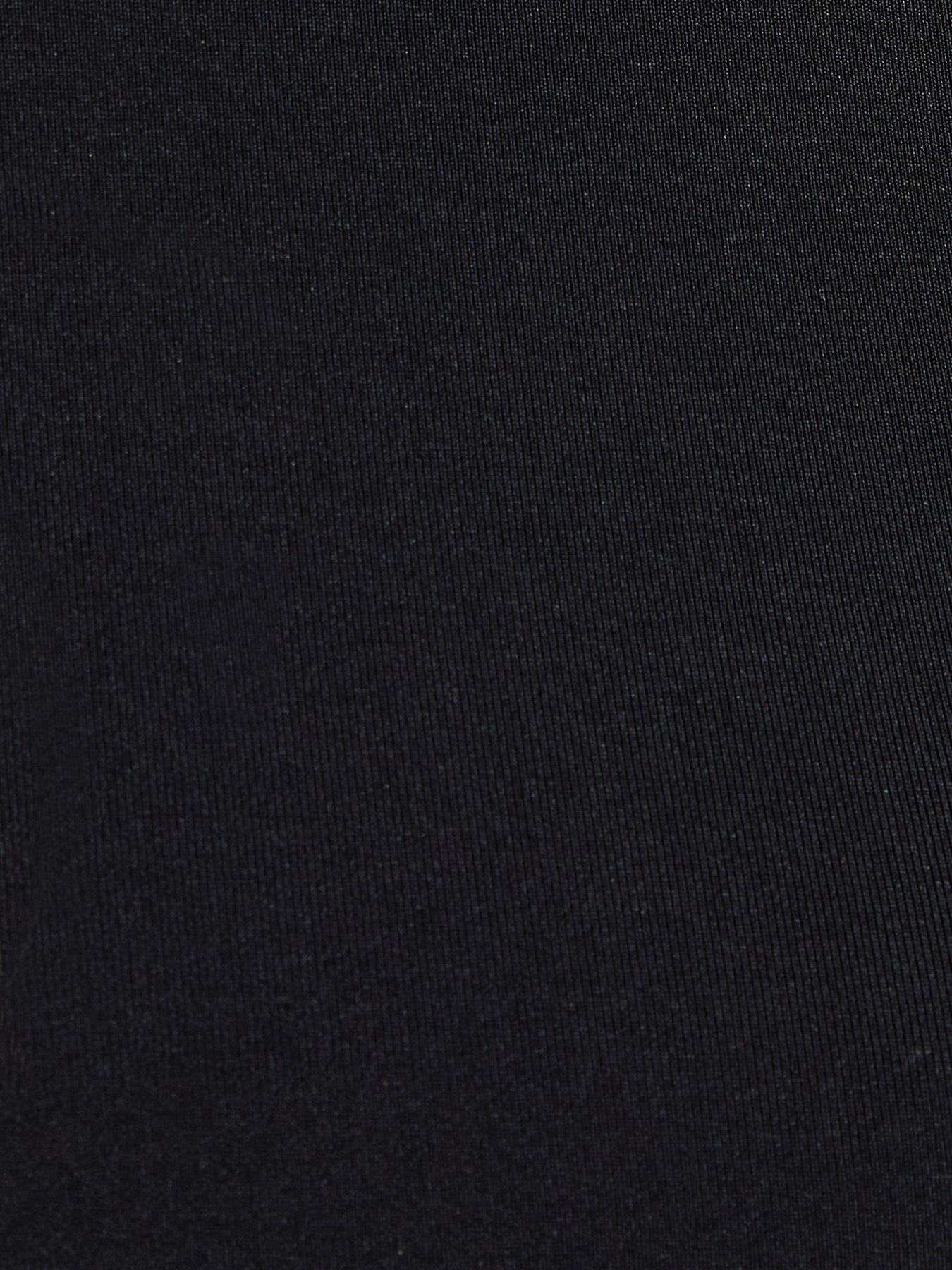 Image 5 of 5 of New Look Slinky Jersey Crew Neck T-Shirt - Black