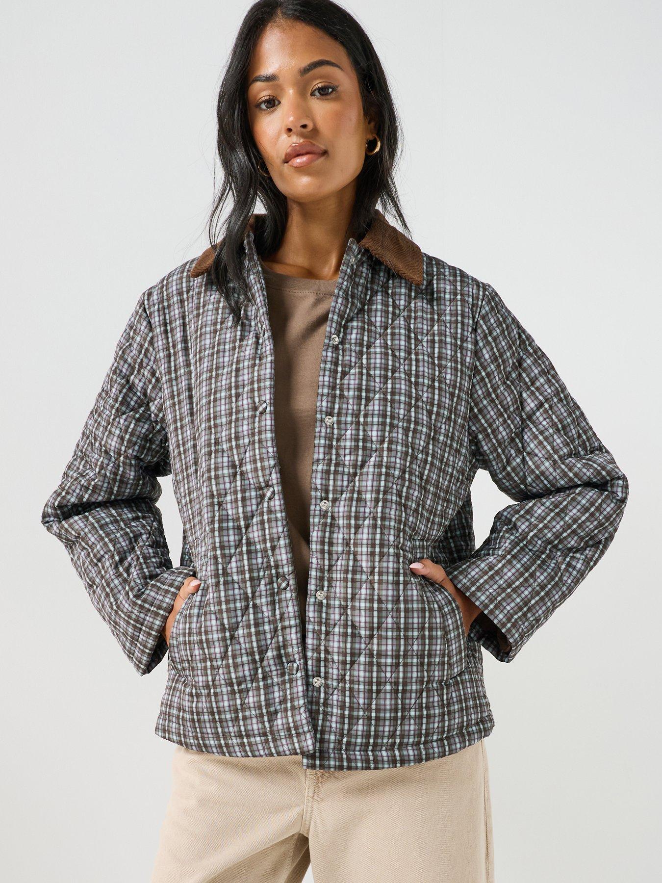 Image 1 of 5 of PIECES Alma Lightweight Quilted Jacket
