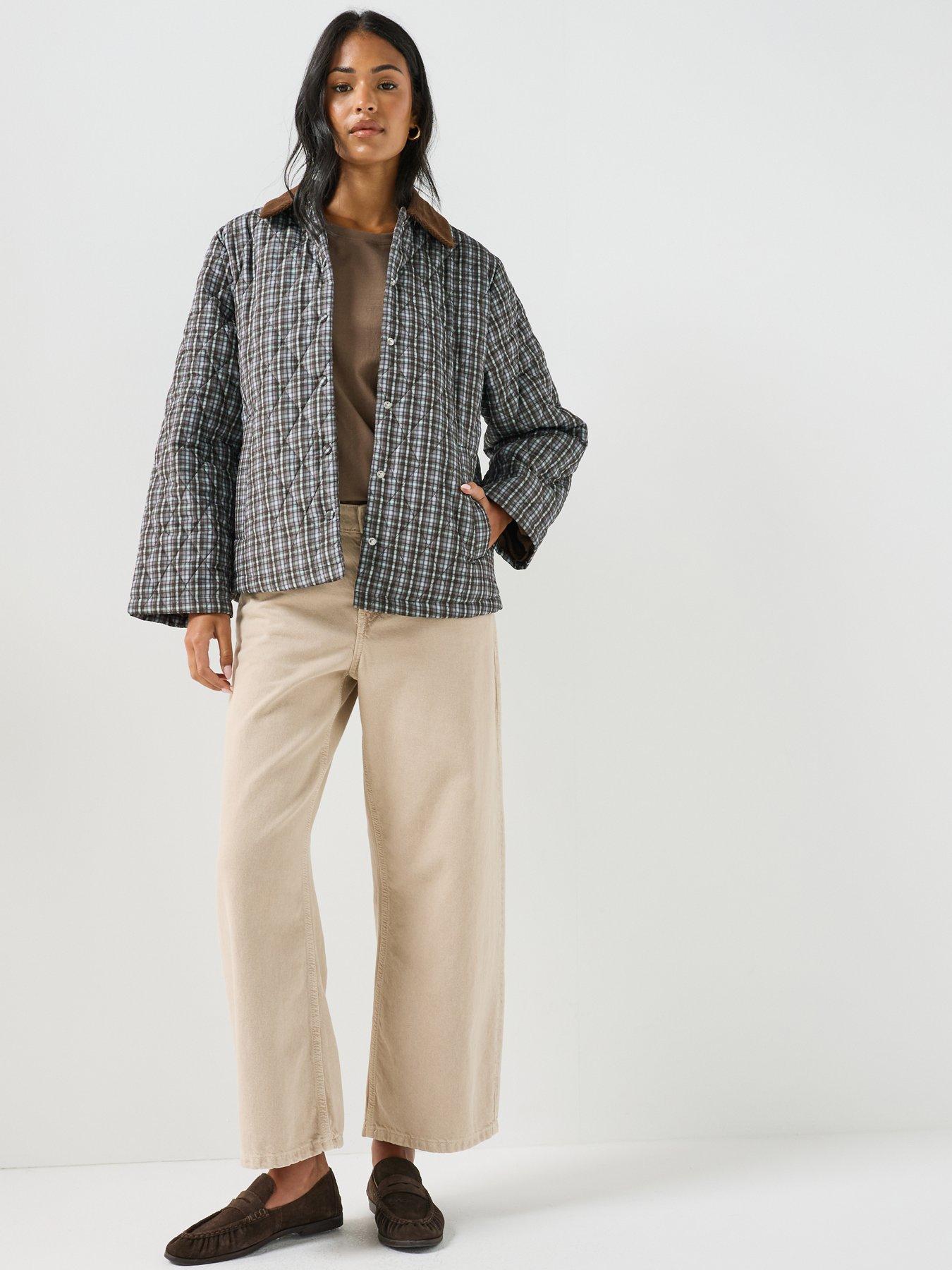 Image 3 of 5 of PIECES Alma Lightweight Quilted Jacket