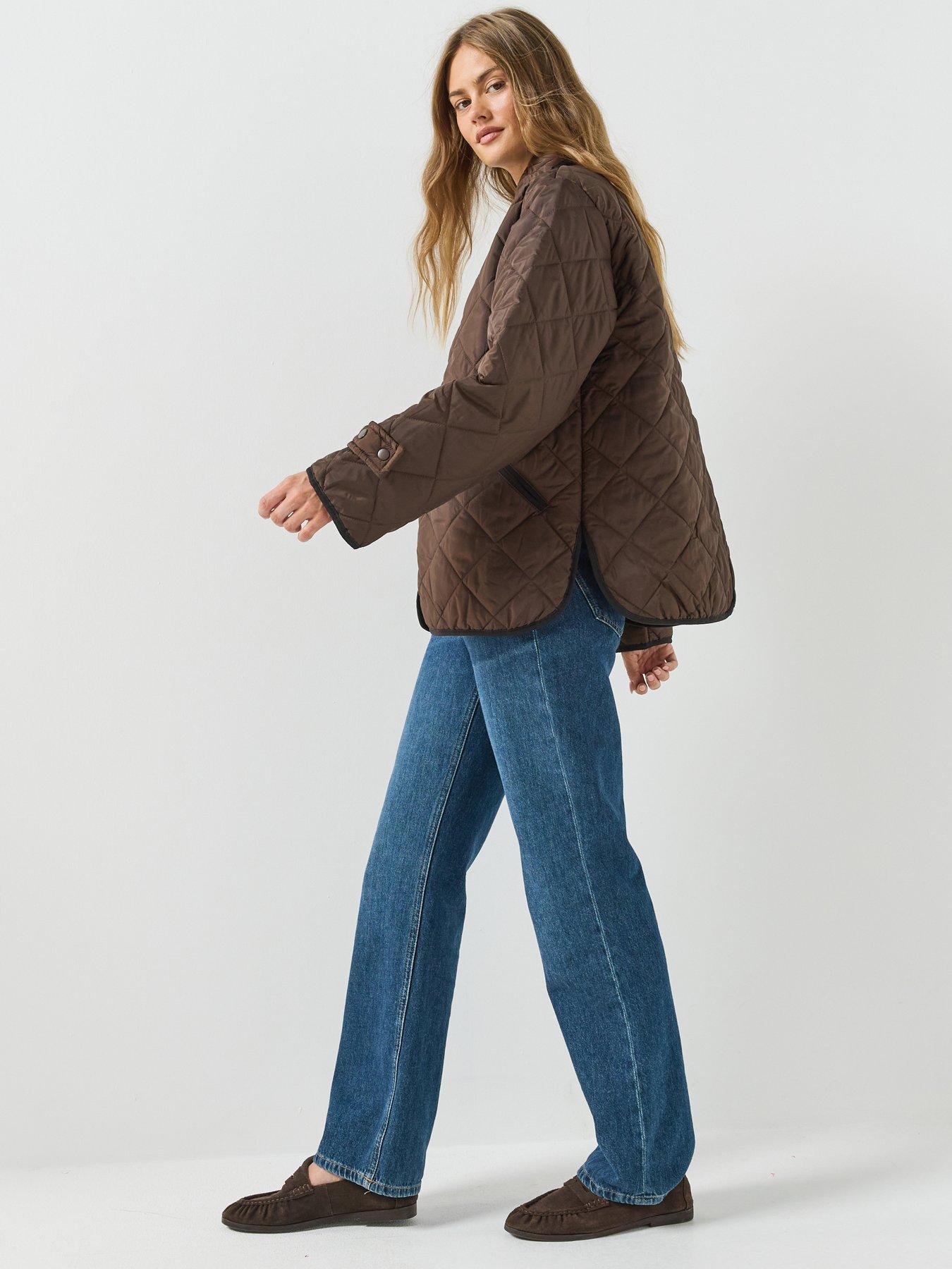 Image 5 of 6 of PIECES Emily Short Quilted Jacket