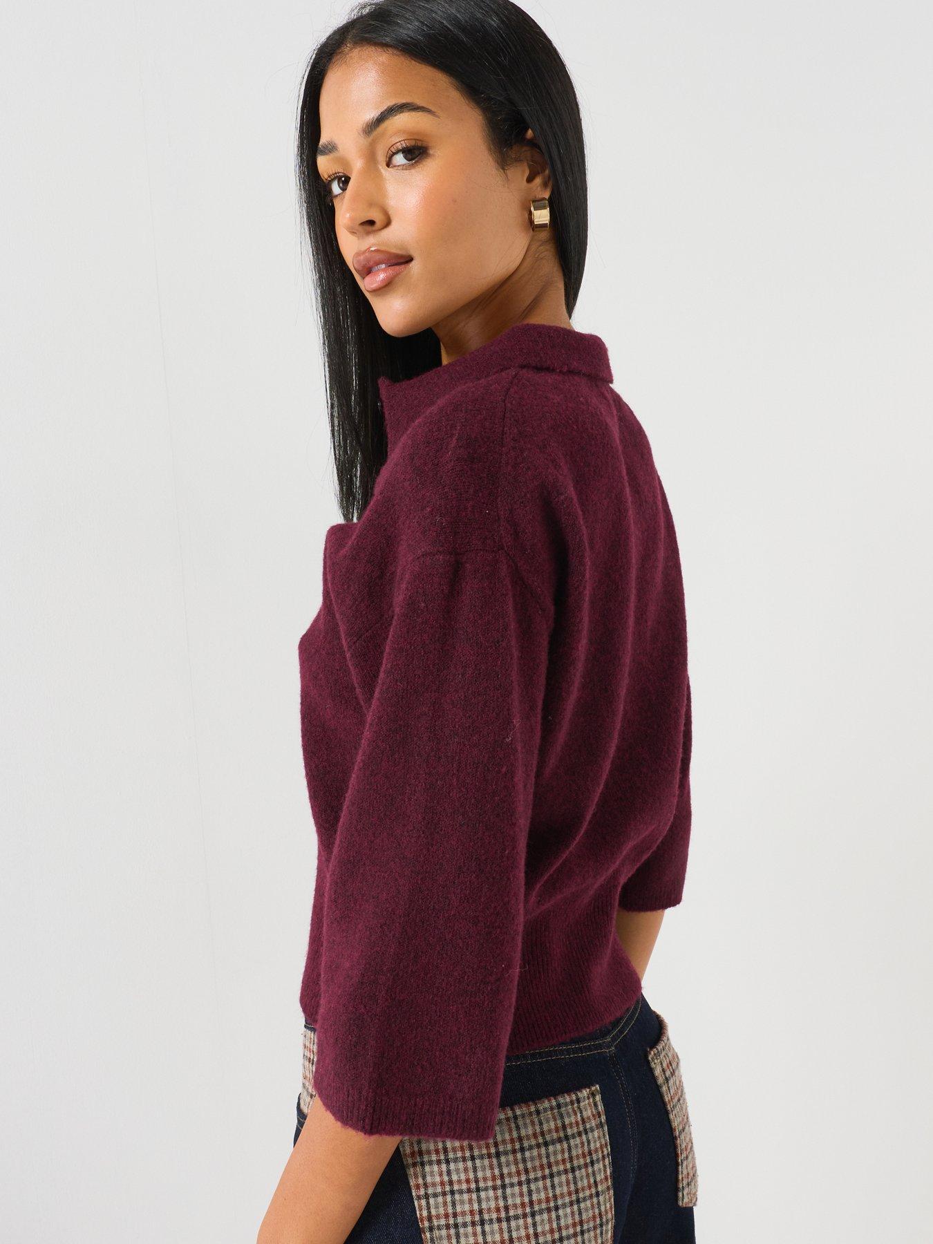 Image 2 of 5 of Only Macey Polo Cardigan