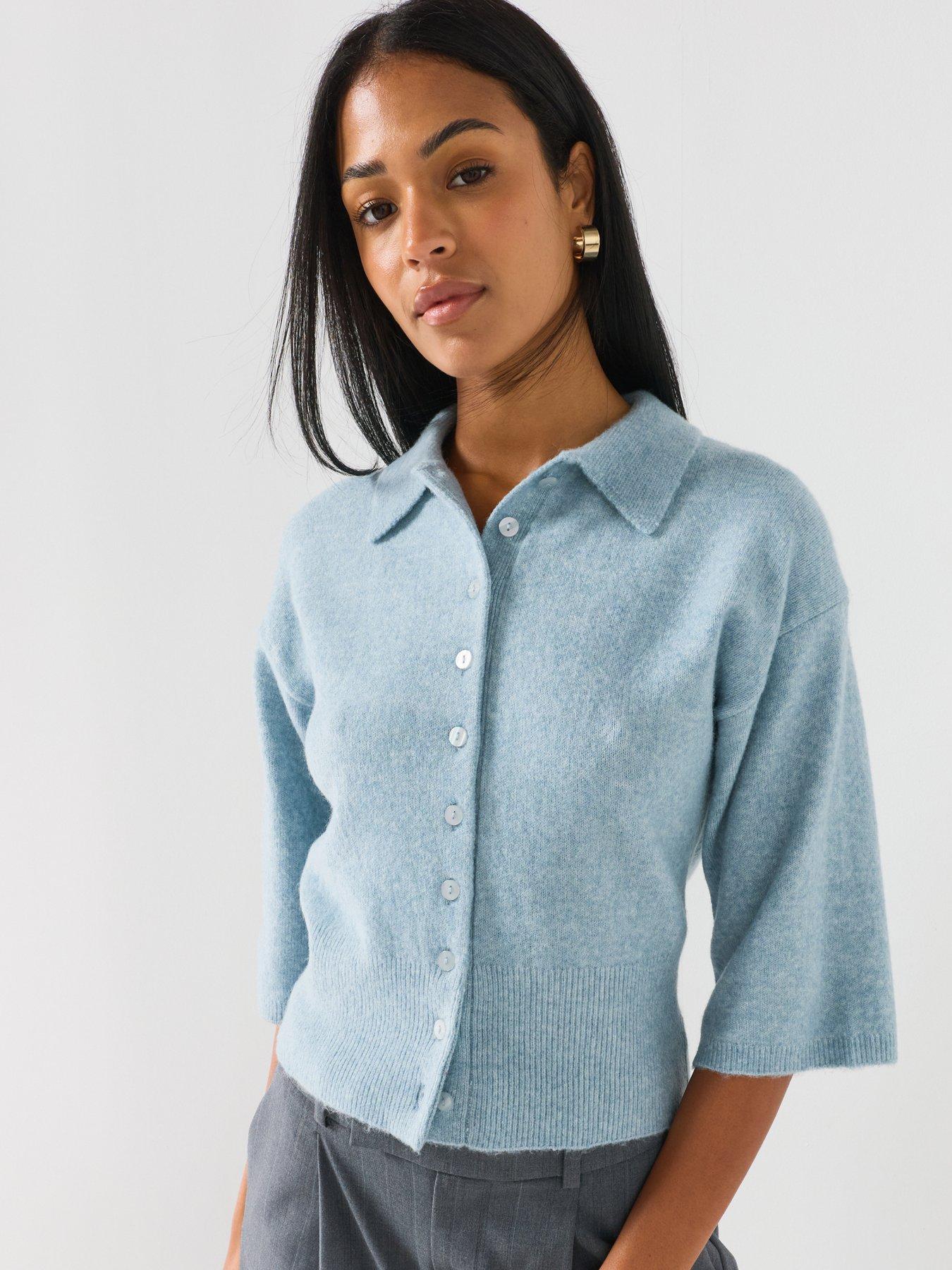 Image 1 of 5 of Only Macey Polo Cardigan