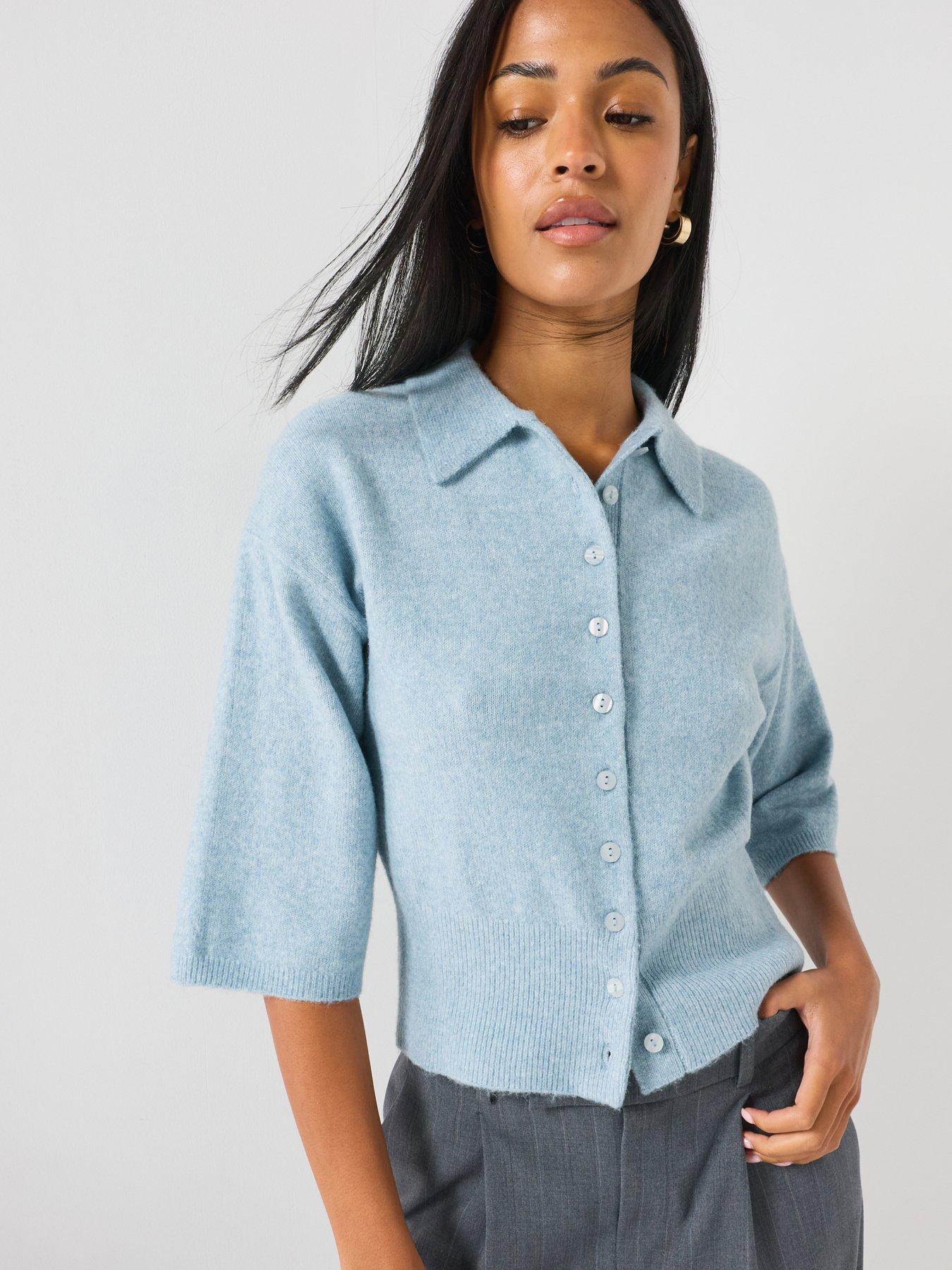 Image 4 of 5 of Only Macey Polo Cardigan