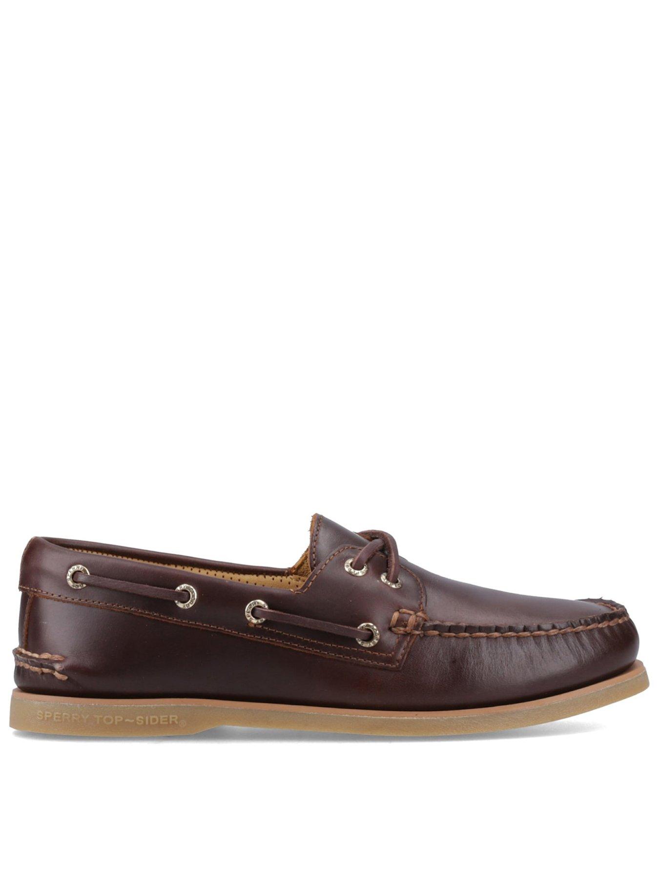 SPERRY Gold Cup Authentic 2 Eye Boat Shoe - Brown