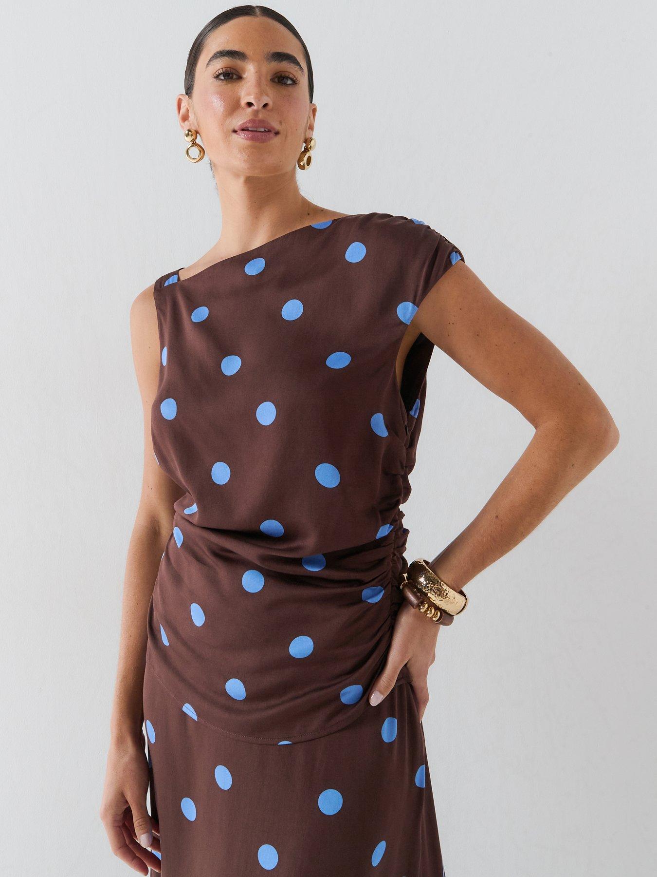 Image 1 of 6 of Only Amara Shoulder Detail Top