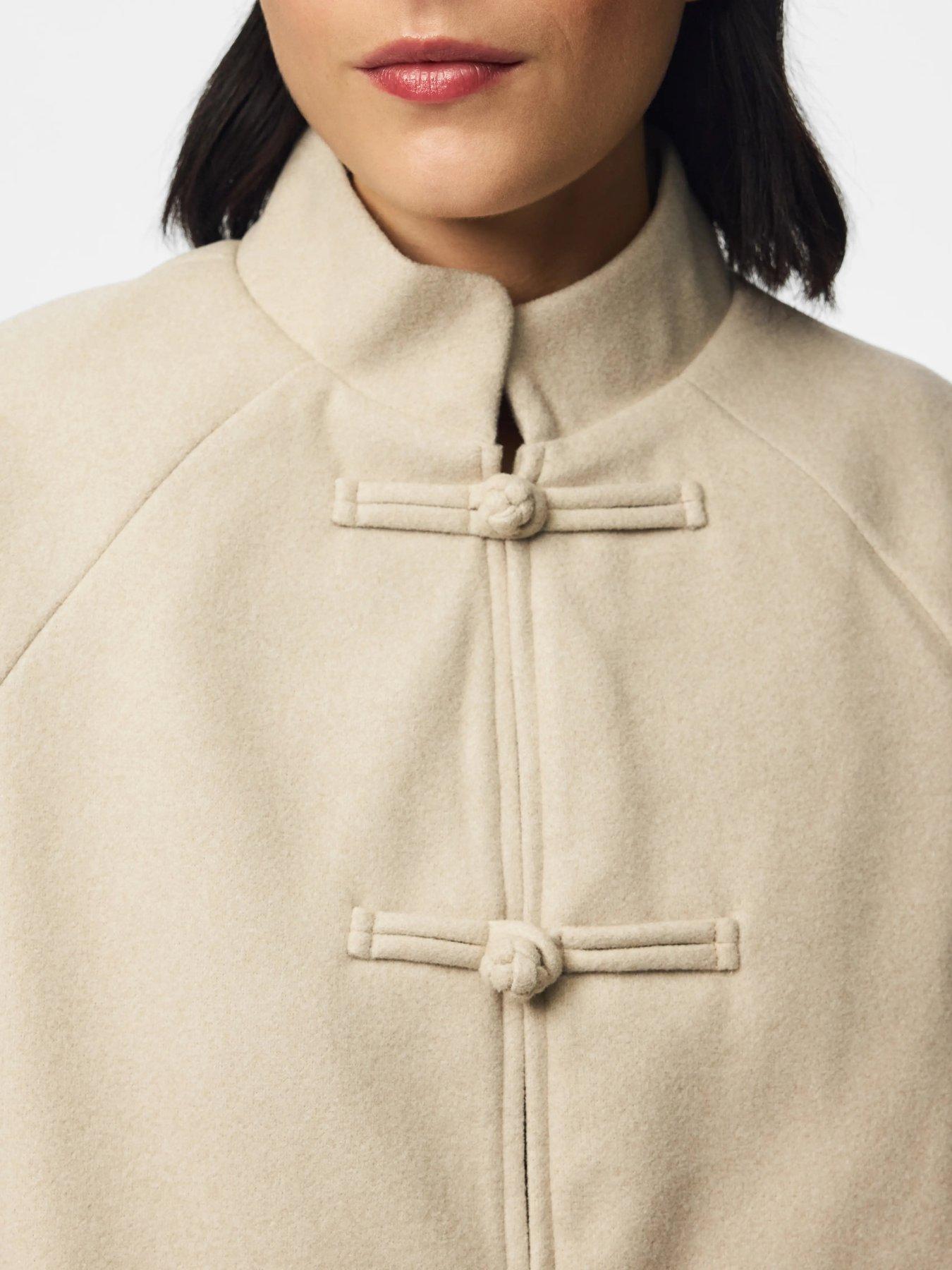 Image 5 of 7 of PIECES Aiken Jacket With Statement Fastening