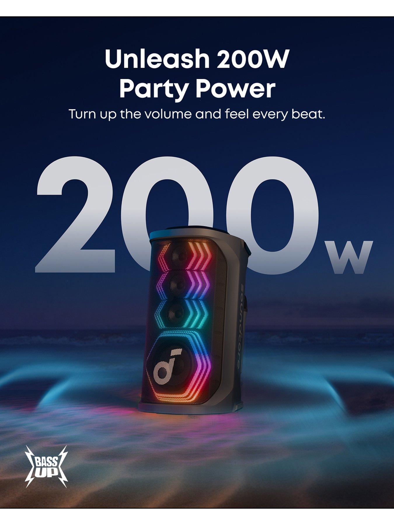 Image 3 of 8 of Soundcore soundcore Rave 3S, AI Karaoke Party Speaker with 200W Sound