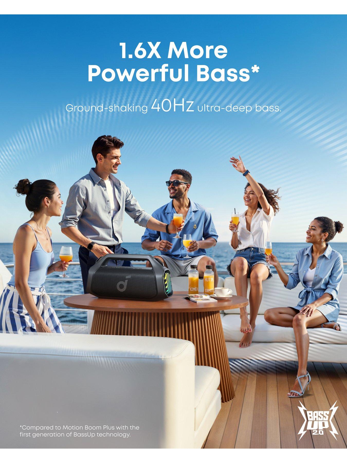 Image 2 of 7 of Soundcore Boom 2 Pro, Portable Bluetooth Speaker, Black