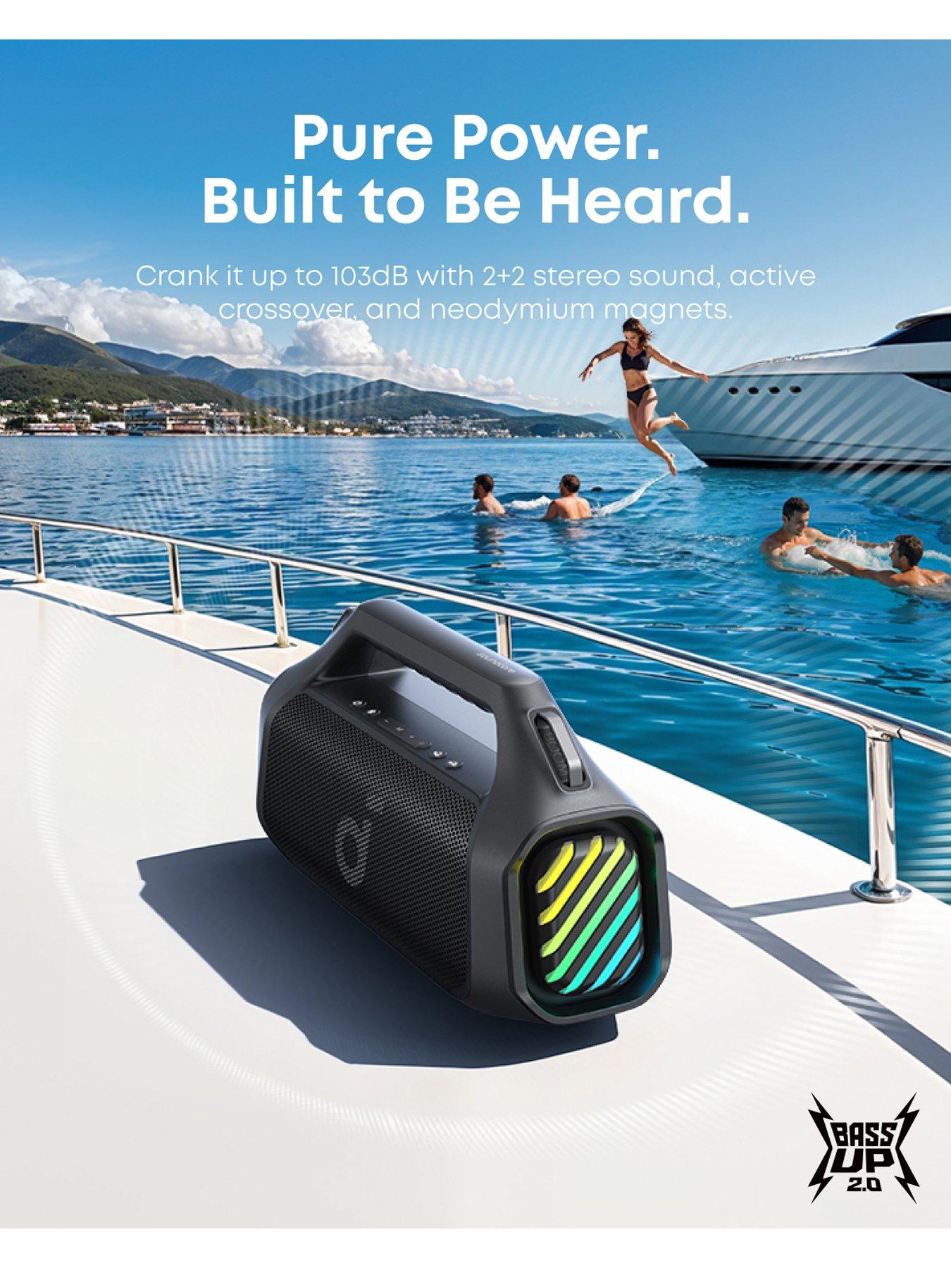 Image 3 of 7 of Soundcore Boom 2 Pro, Portable Bluetooth Speaker, Black