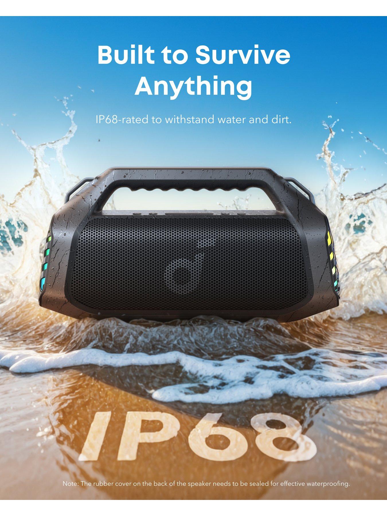 Image 4 of 7 of Soundcore Boom 2 Pro, Portable Bluetooth Speaker, Black