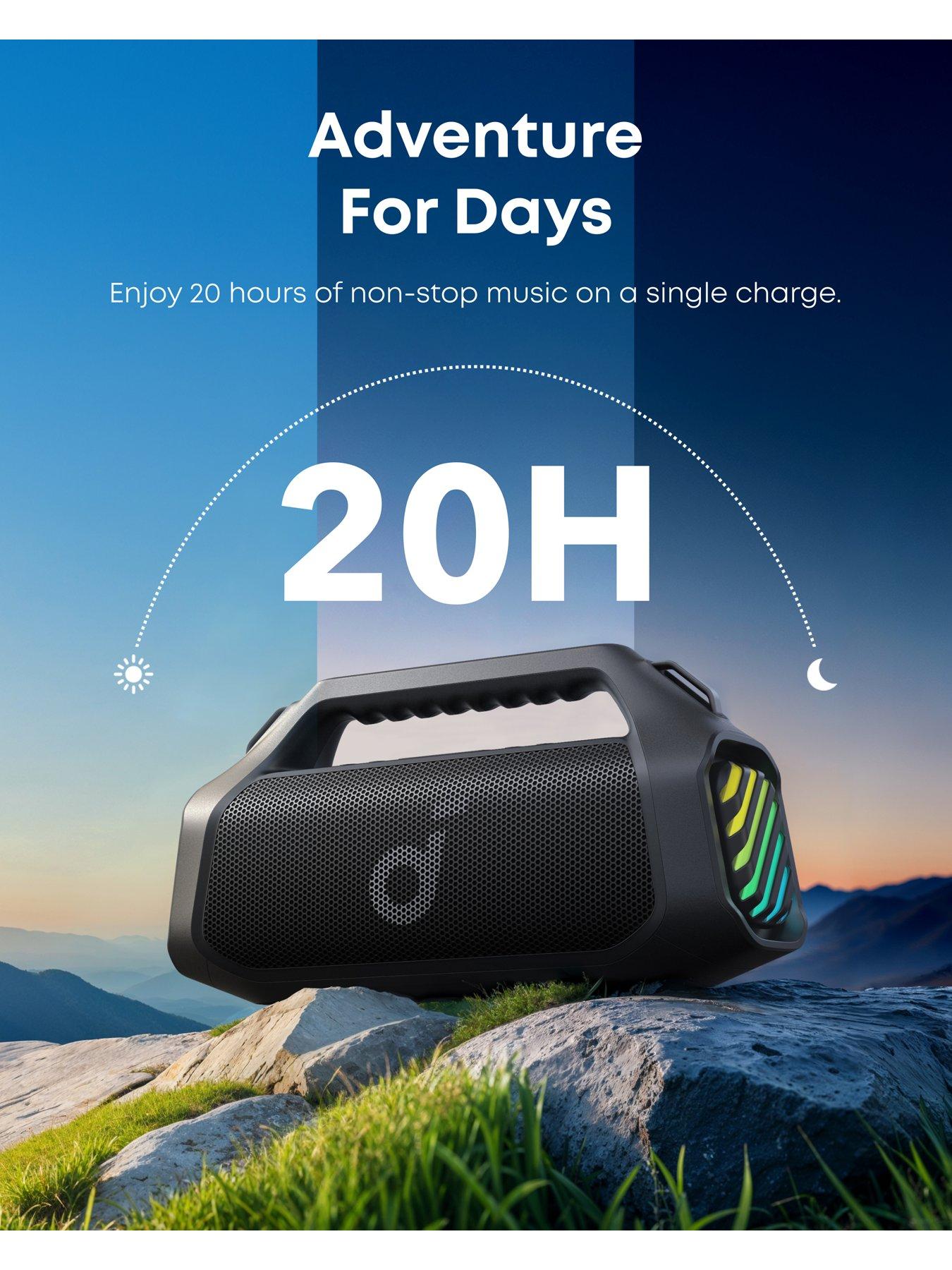 Image 5 of 7 of Soundcore Boom 2 Pro, Portable Bluetooth Speaker, Black