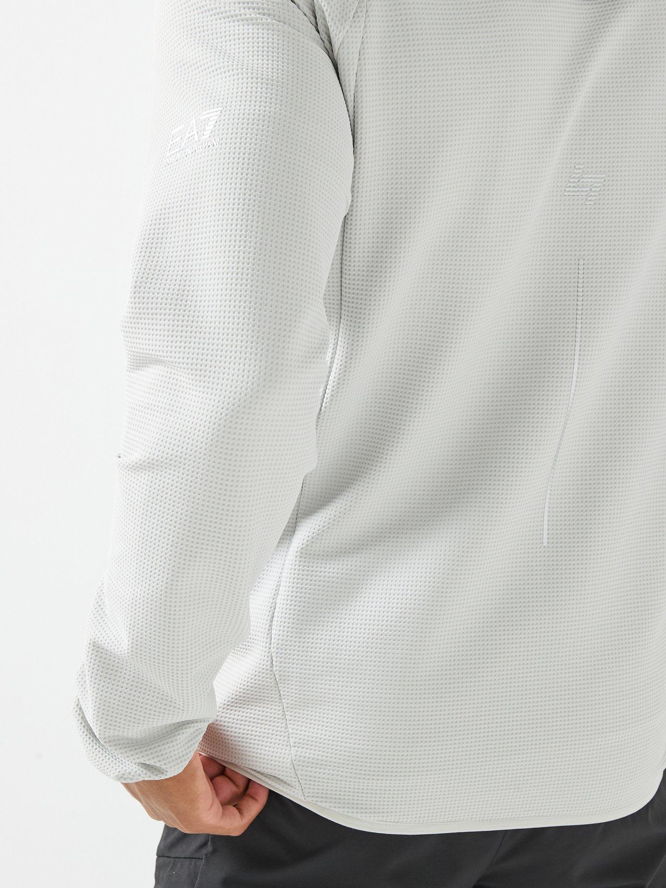Image 5 of 6 of EA7 Emporio Armani Ventus7 Full Zip Tech Hoodie - Light Grey