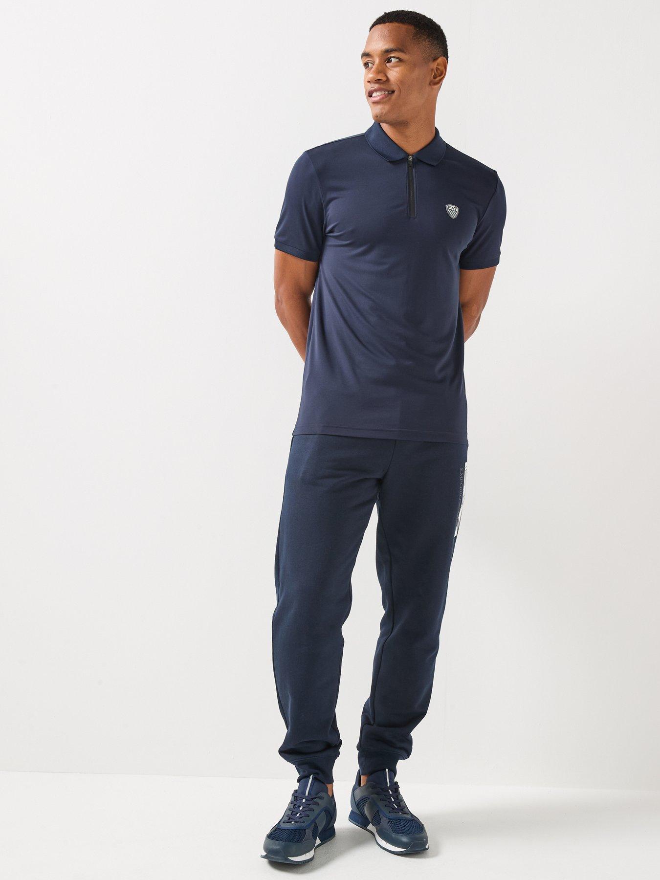 Image 5 of 6 of EA7 Emporio Armani Train Visibility Logo Joggers - Navy