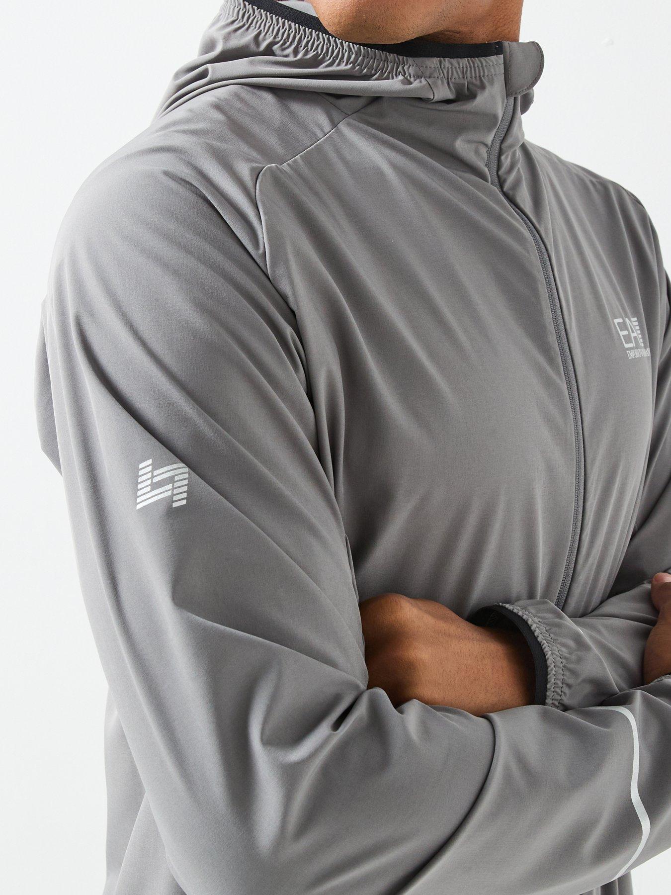 Image 5 of 6 of EA7 Emporio Armani Ventus7 Full Zip Tech Hoodie - Grey